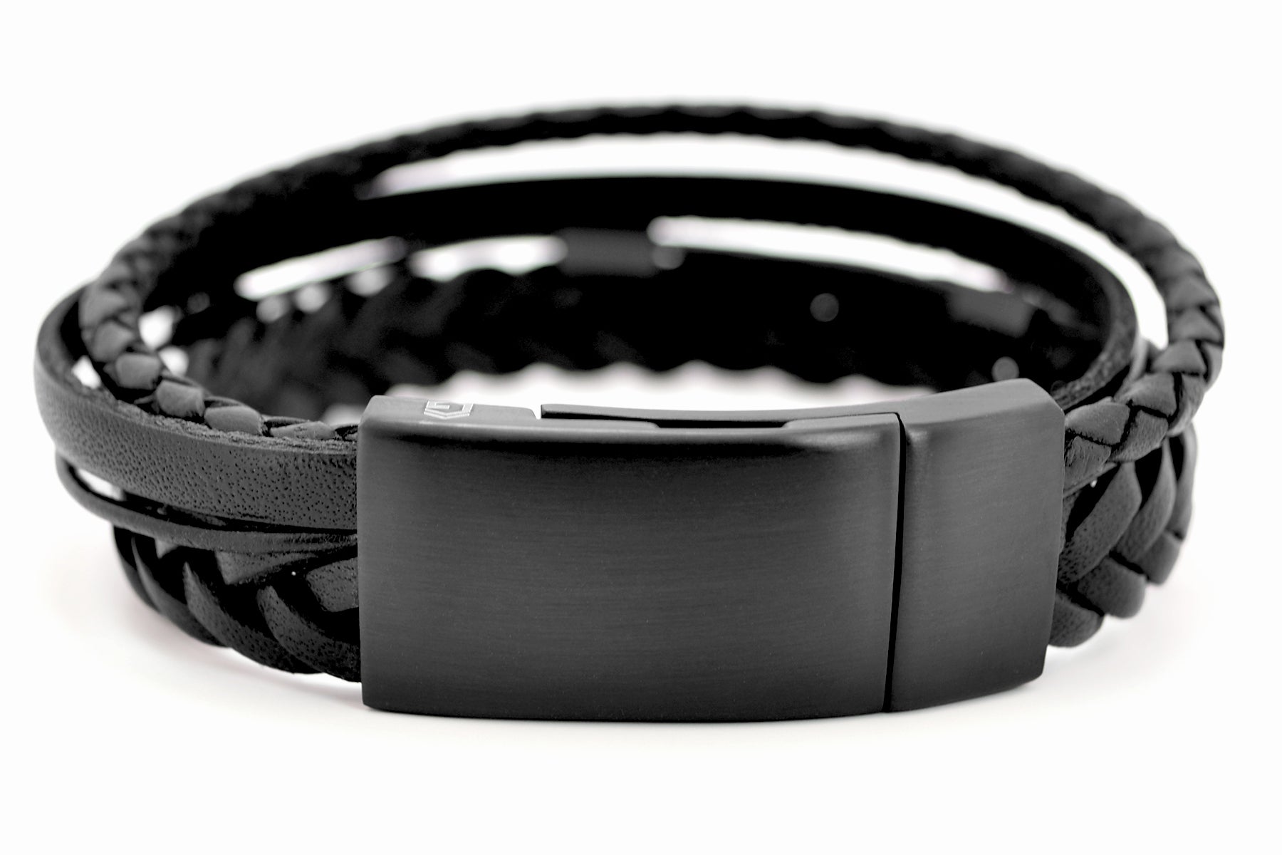 Lederarmband DIFFERENT • Schwarz
