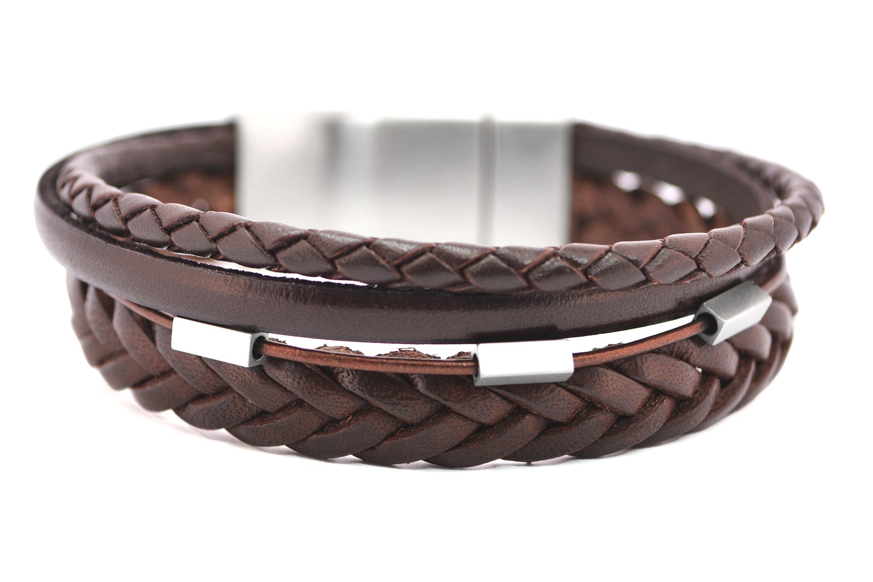 Lederarmband DIFFERENT | Dunkelbraun