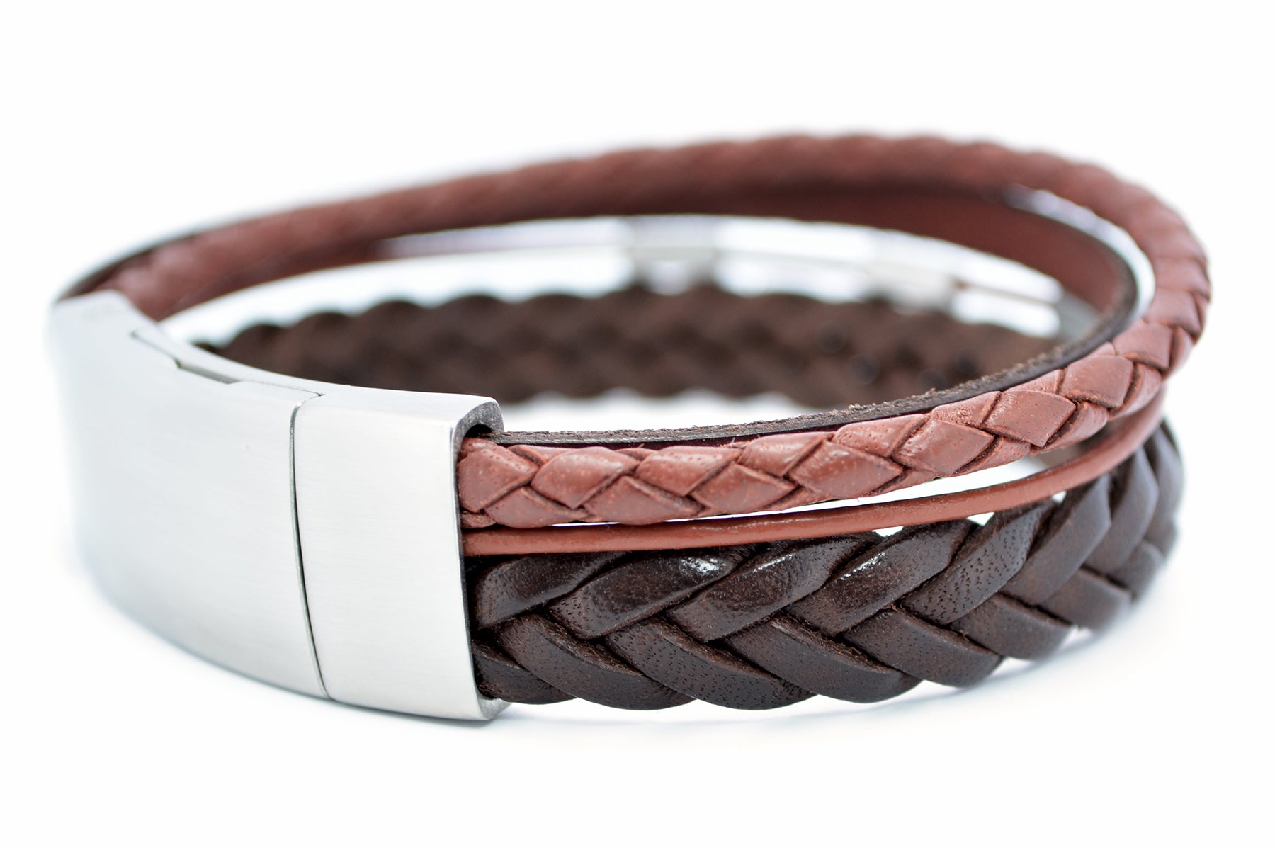 Lederarmband DIFFERENT | Rotbraun