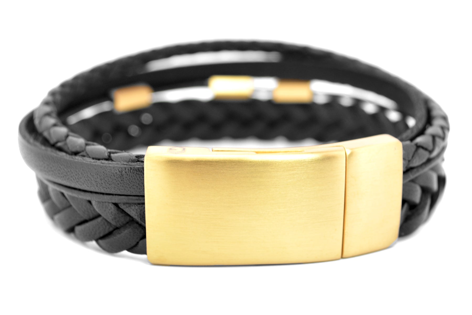 Lederarmband DIFFERENT • Schwarz