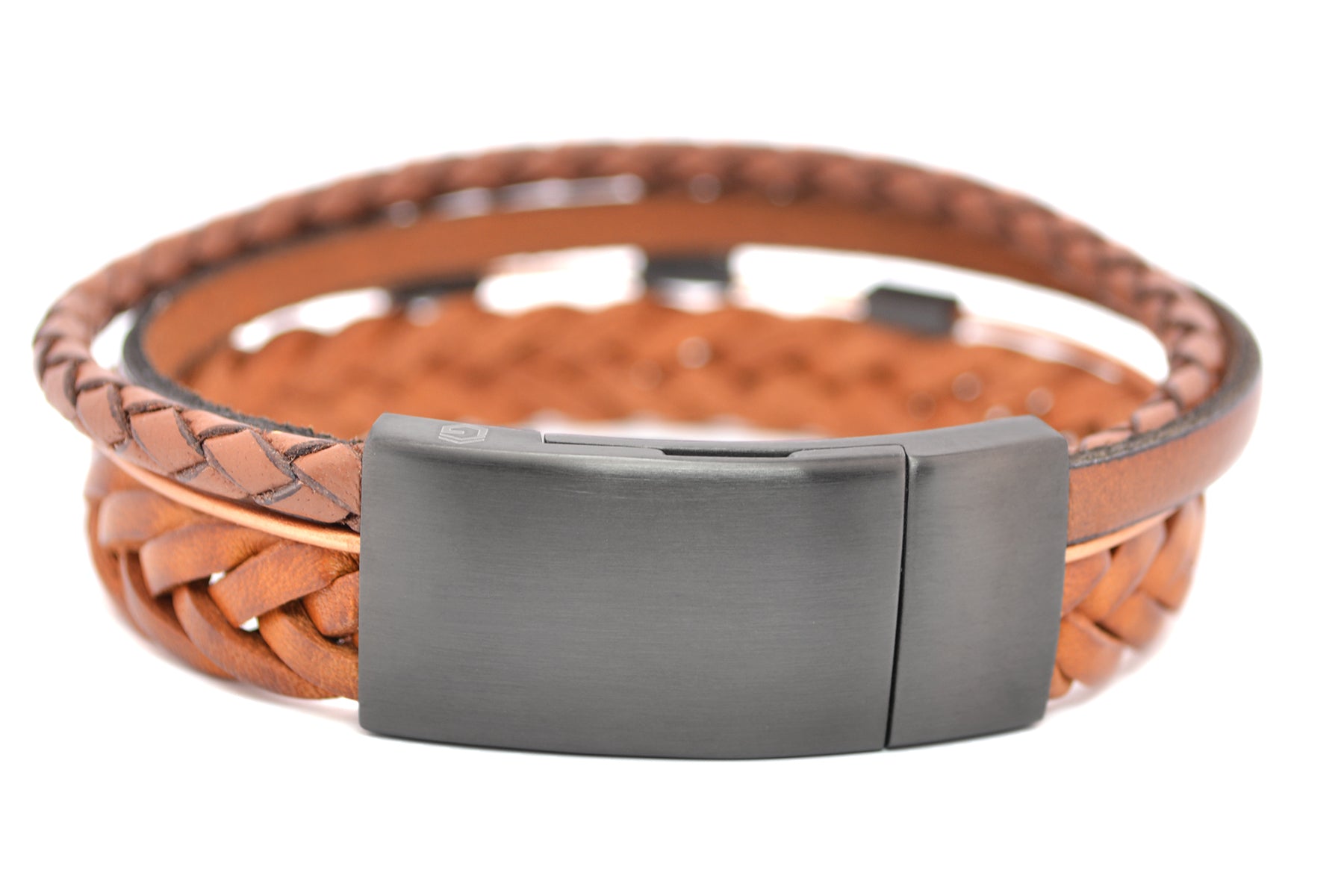 Lederarmband DIFFERENT • Hellbraun