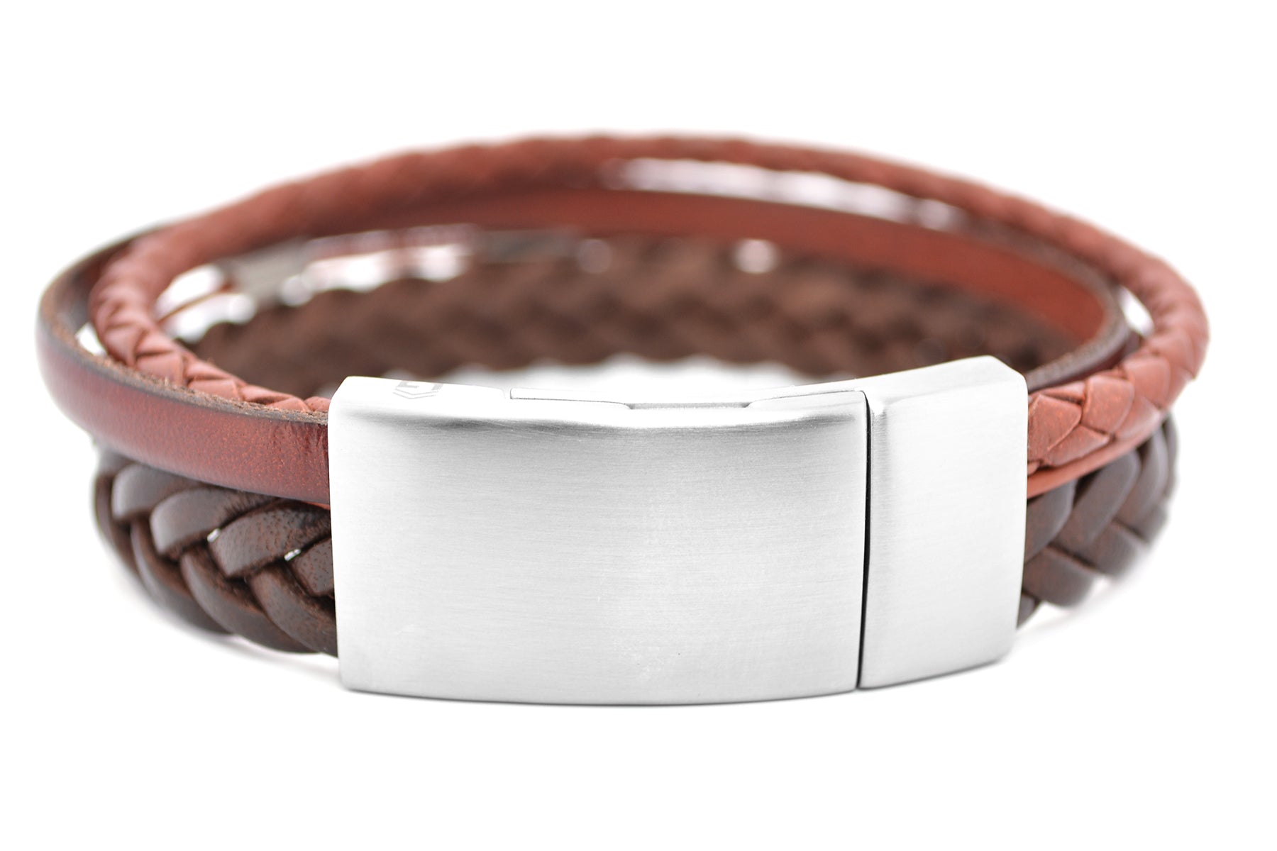 Lederarmband DIFFERENT | Rotbraun