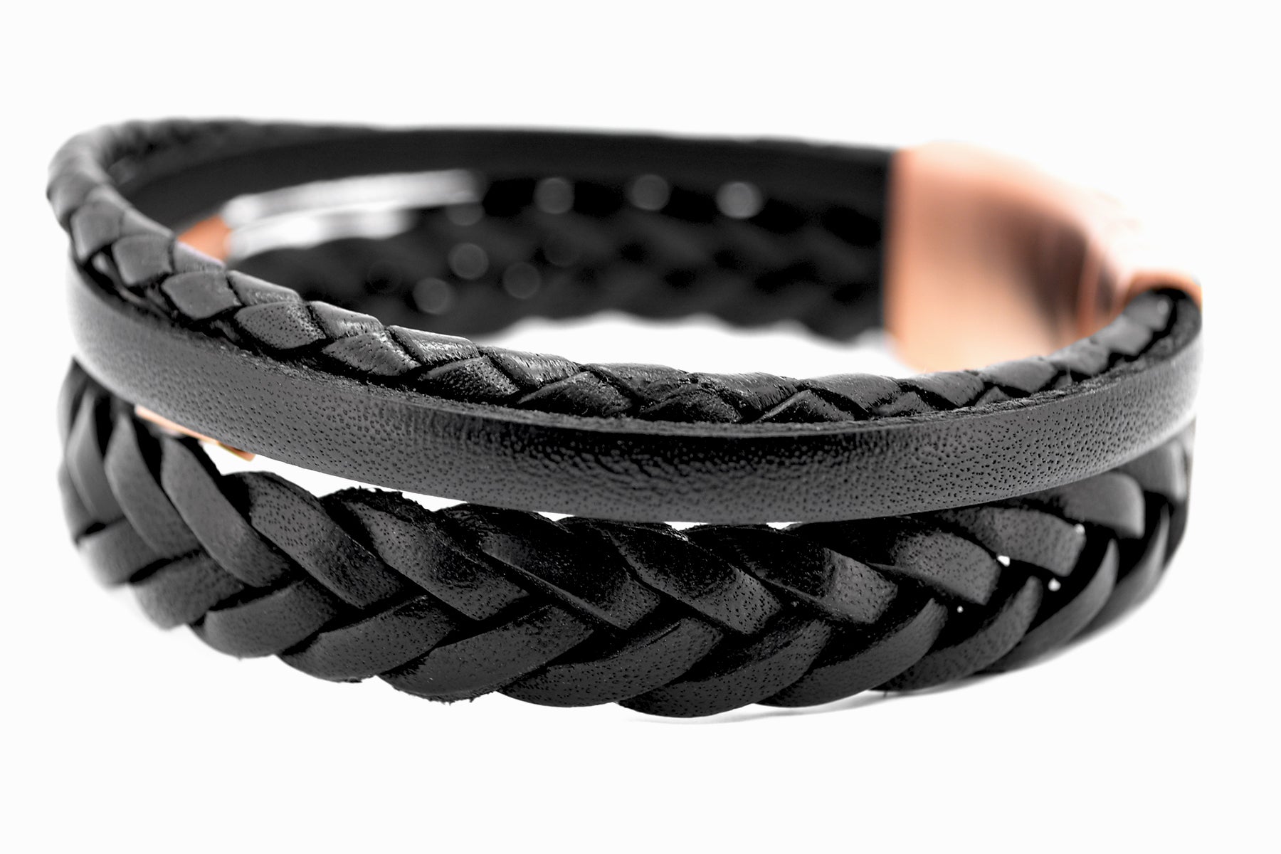 Lederarmband DIFFERENT • Schwarz