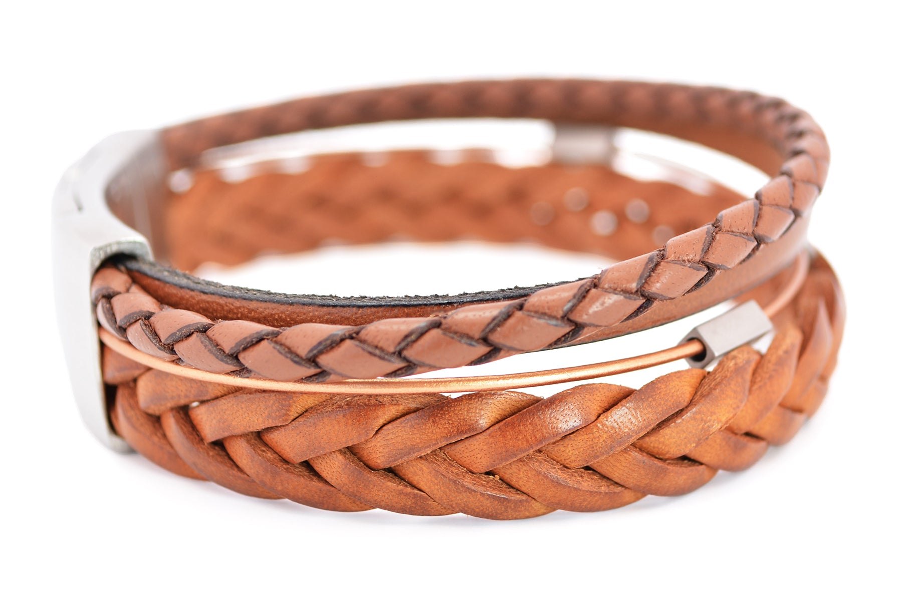 Lederarmband DIFFERENT • Hellbraun