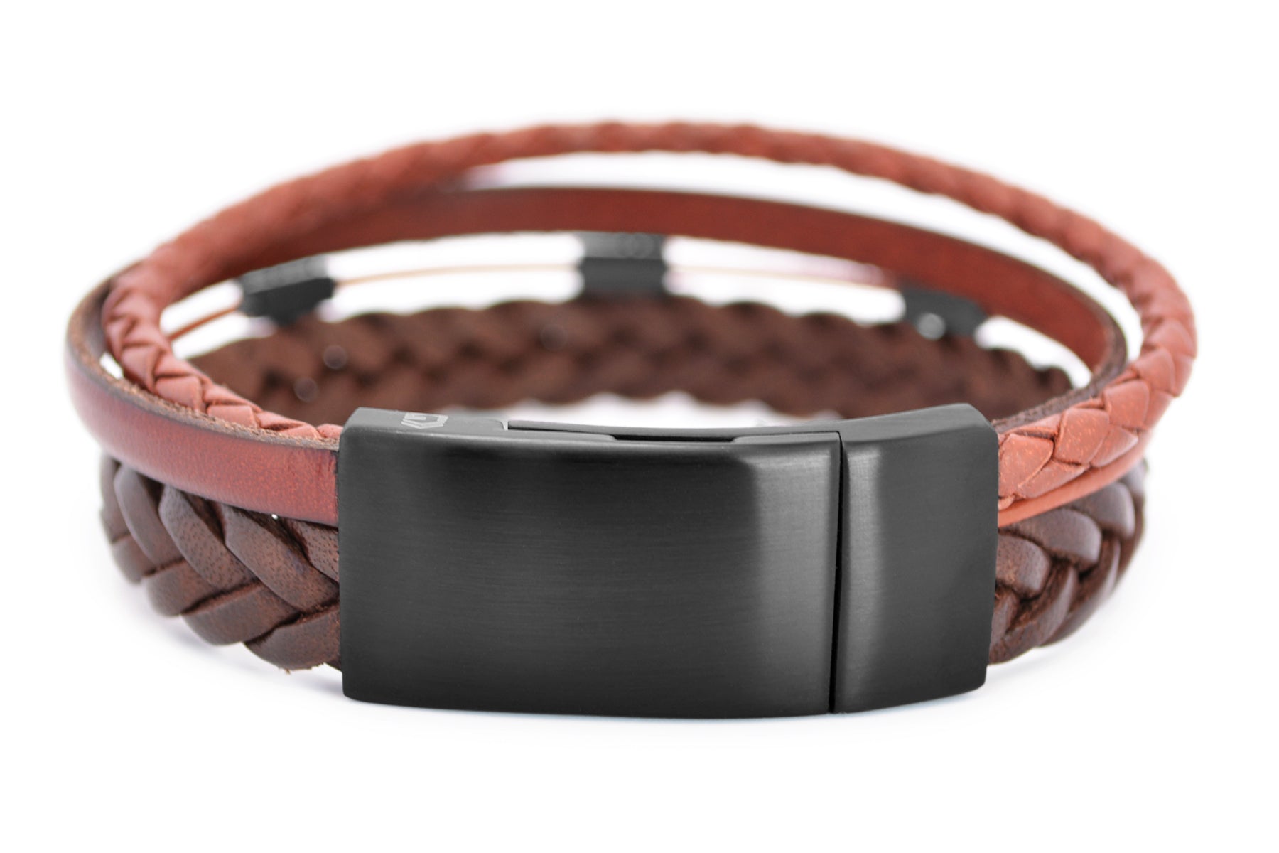 Lederarmband DIFFERENT | Rotbraun