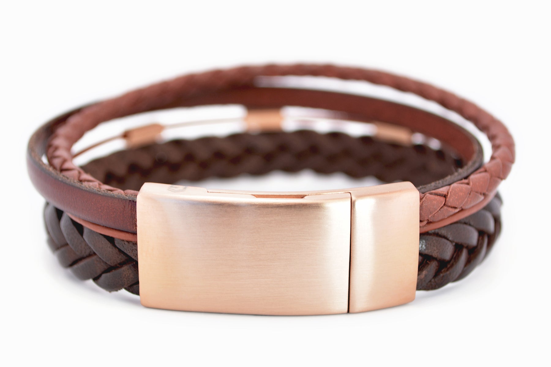 Lederarmband DIFFERENT | Rotbraun