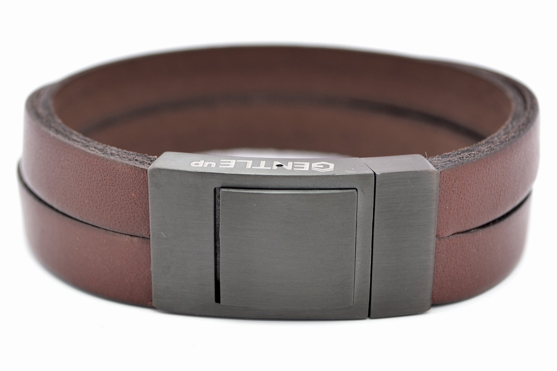 Lederarmband CROSS | Rotbraun