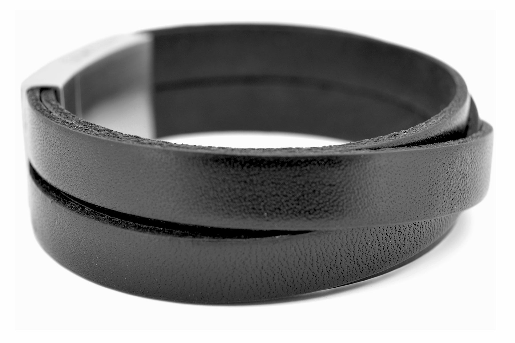 Lederarmband CROSS | Schwarz
