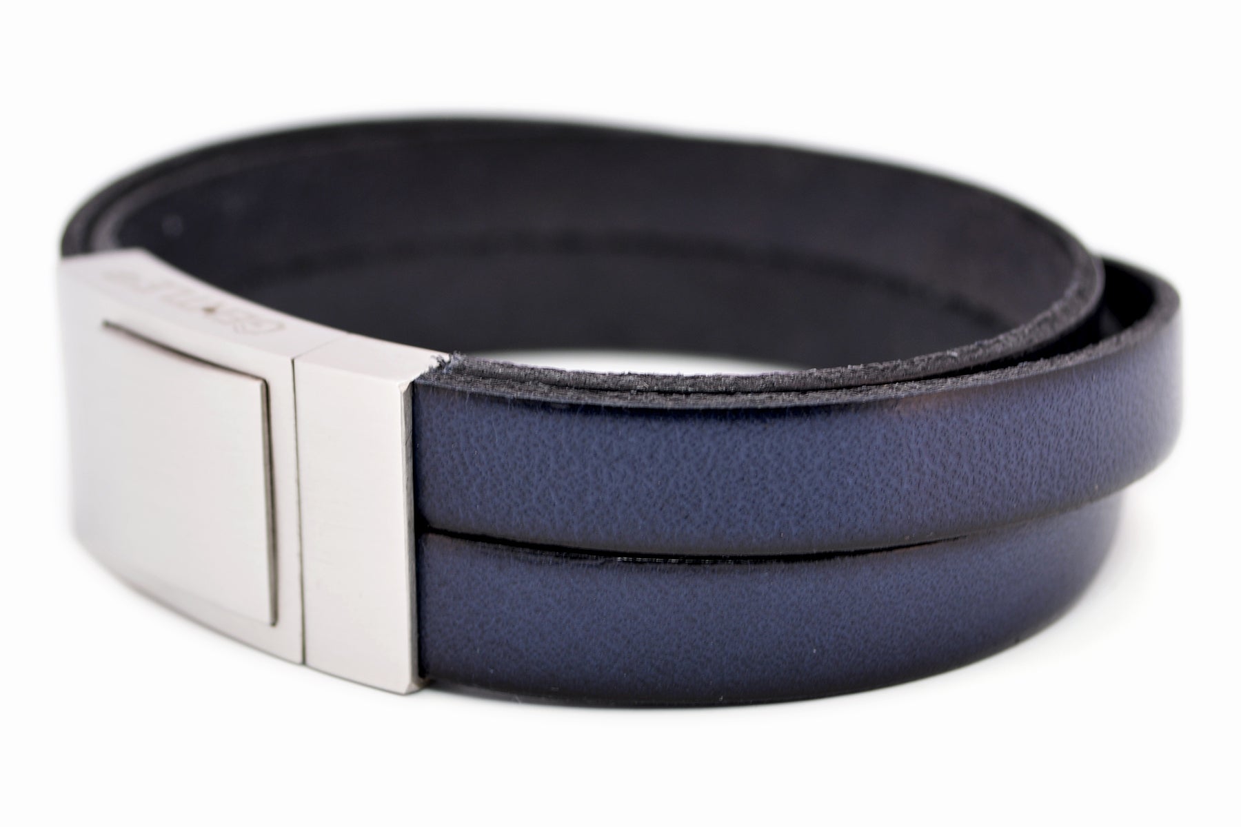 Lederarmband CROSS • Dunkelblau