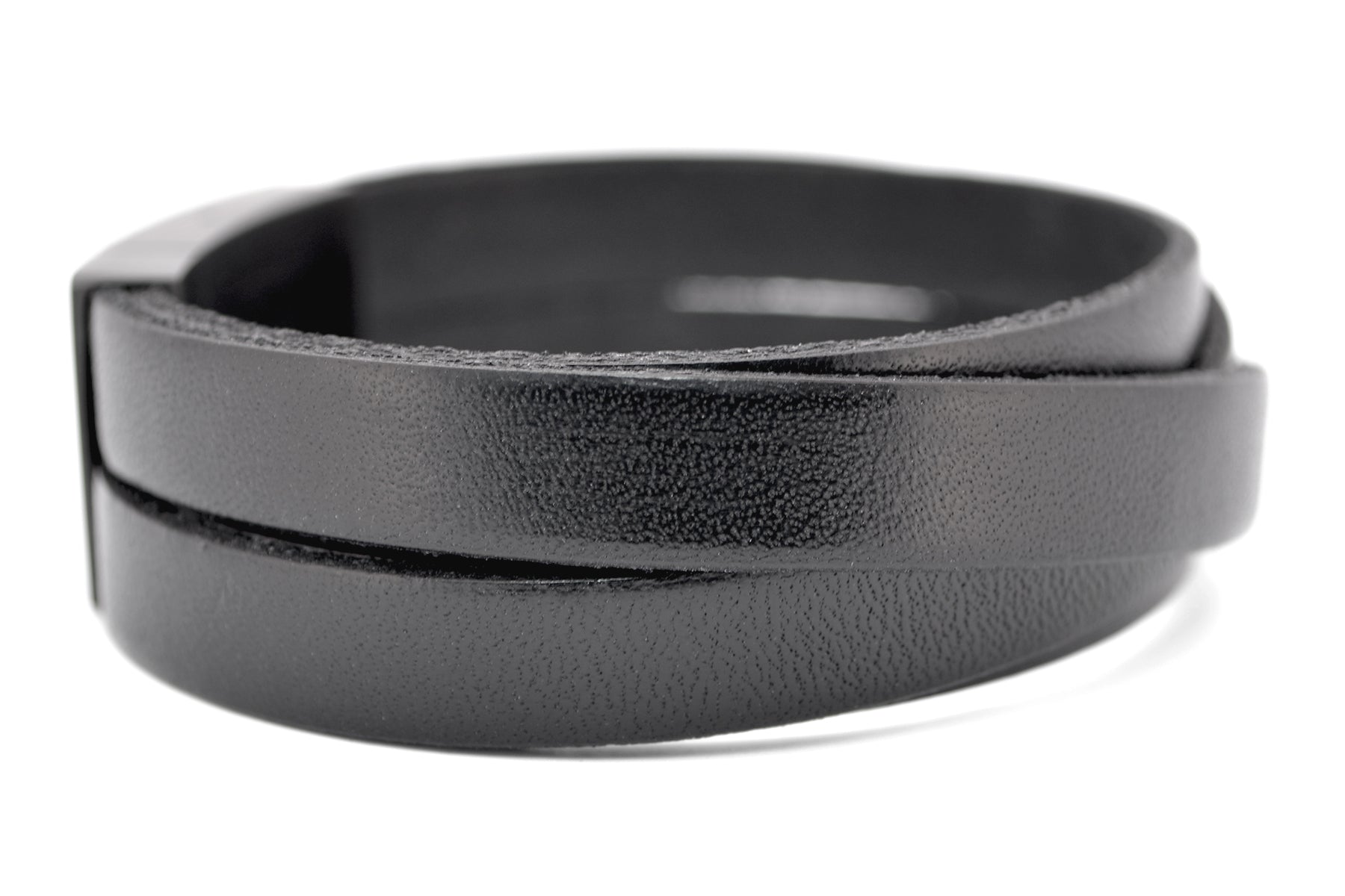 Lederarmband CROSS | Schwarz
