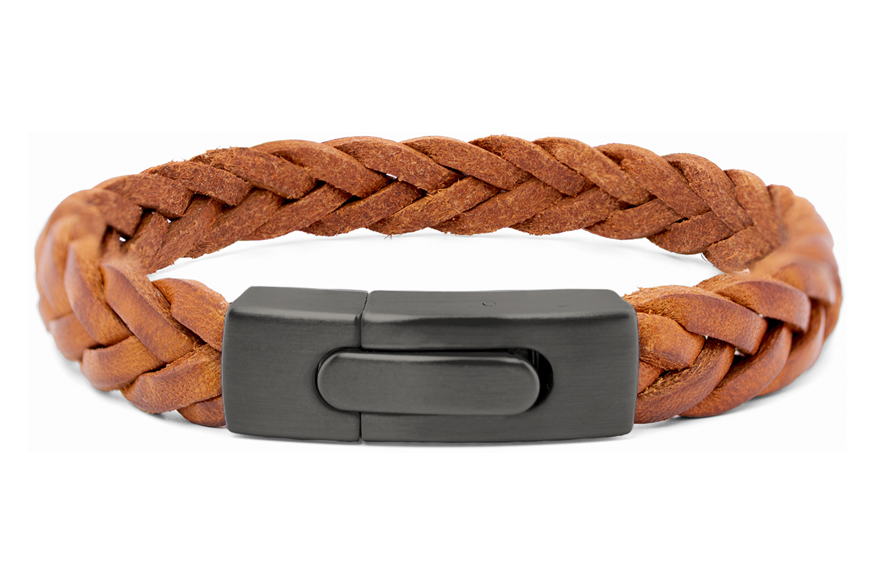 Minimalistisches Lederarmband flach geflochten – Unaufdringlich & stilvoll | Gentle Up
