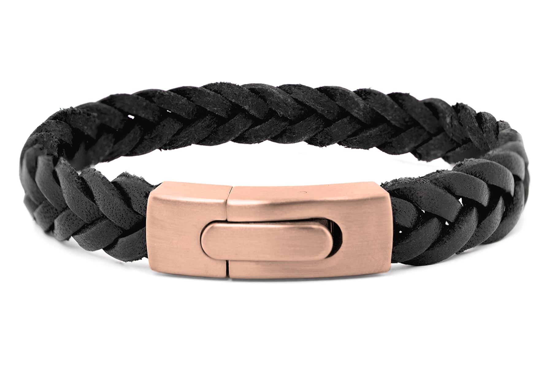 Flach geflochtenes Lederarmband – Hochwertiges Accessoire | Gentle Up