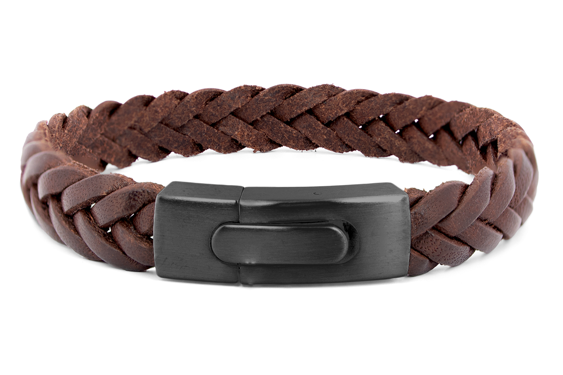 Flach geflochtenes Armband aus Leder – Dein perfektes Accessoire | Gentle Up