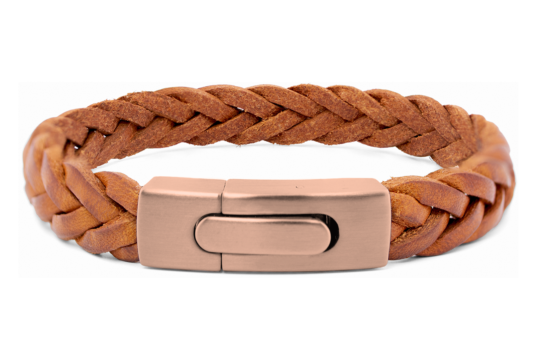 Lederarmband flach geflochten für Männer – Schlicht & edel | Gentle Up