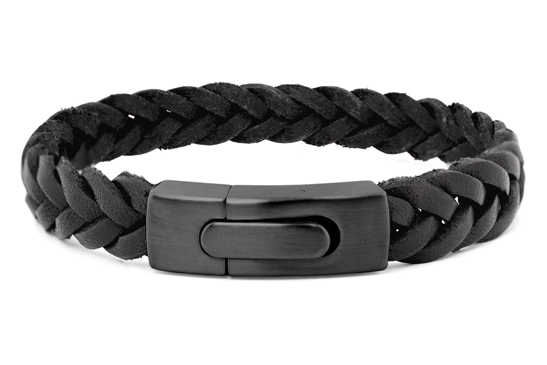Geflochtenes flaches Lederarmband für Herren – Zeitlose Eleganz | Gentle Up