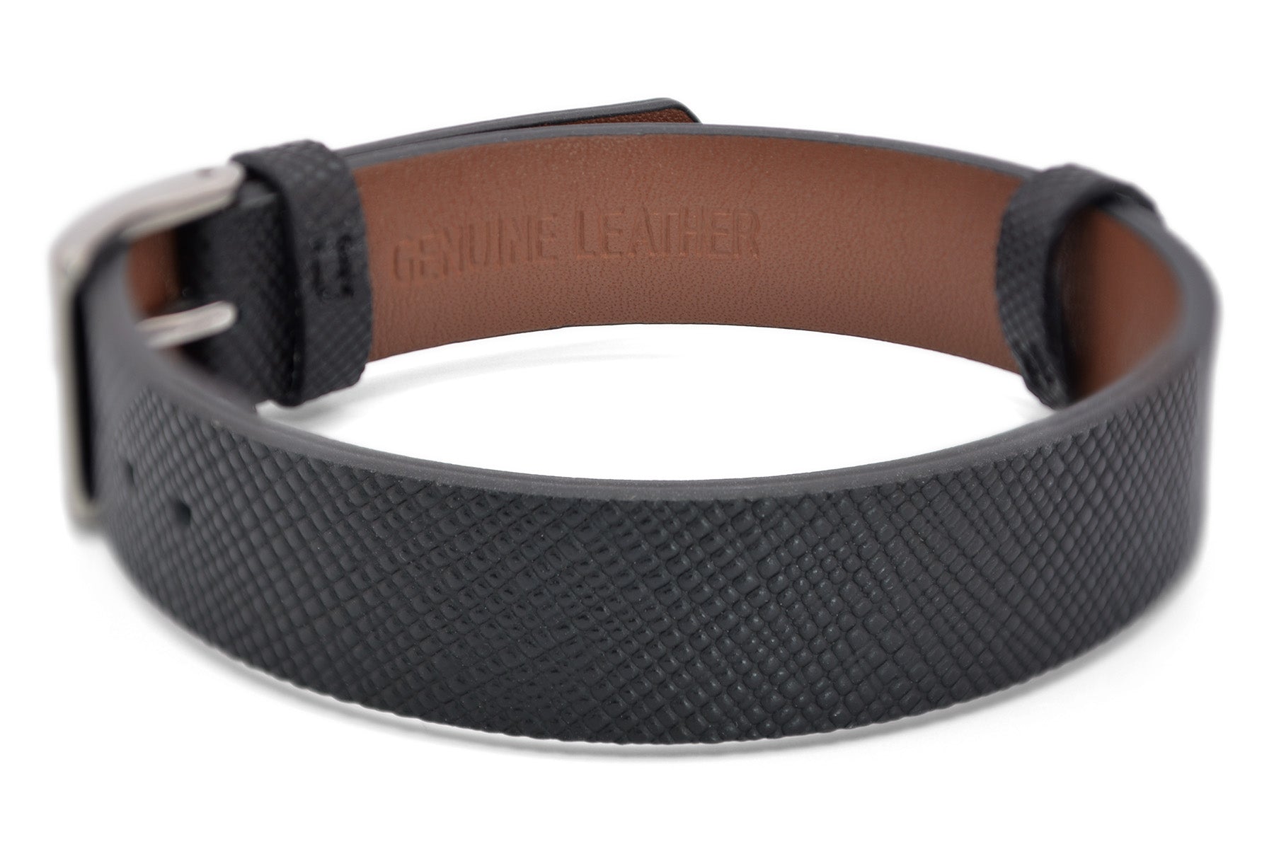 Lederarmband ELEGANT • Schwarz