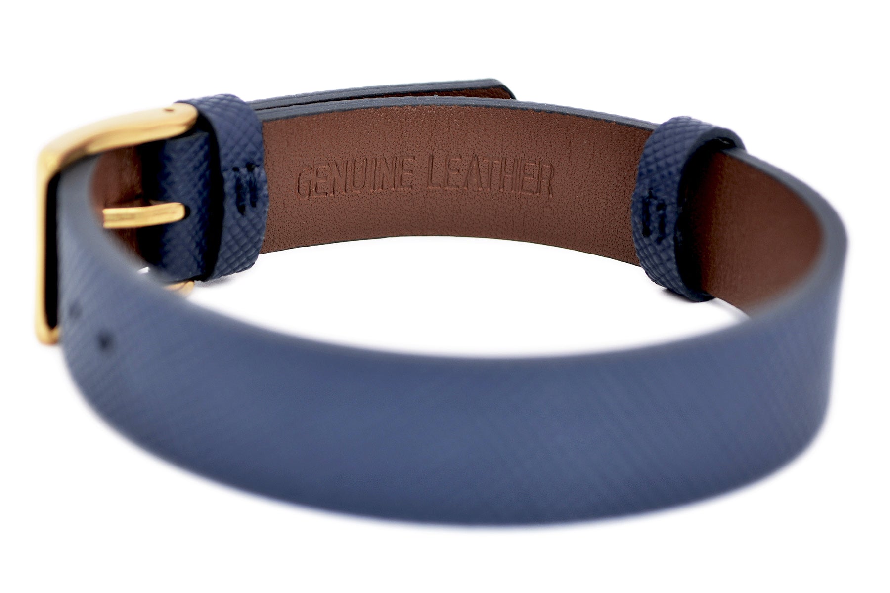 Lederarmband ELEGANT • Dunkelblau