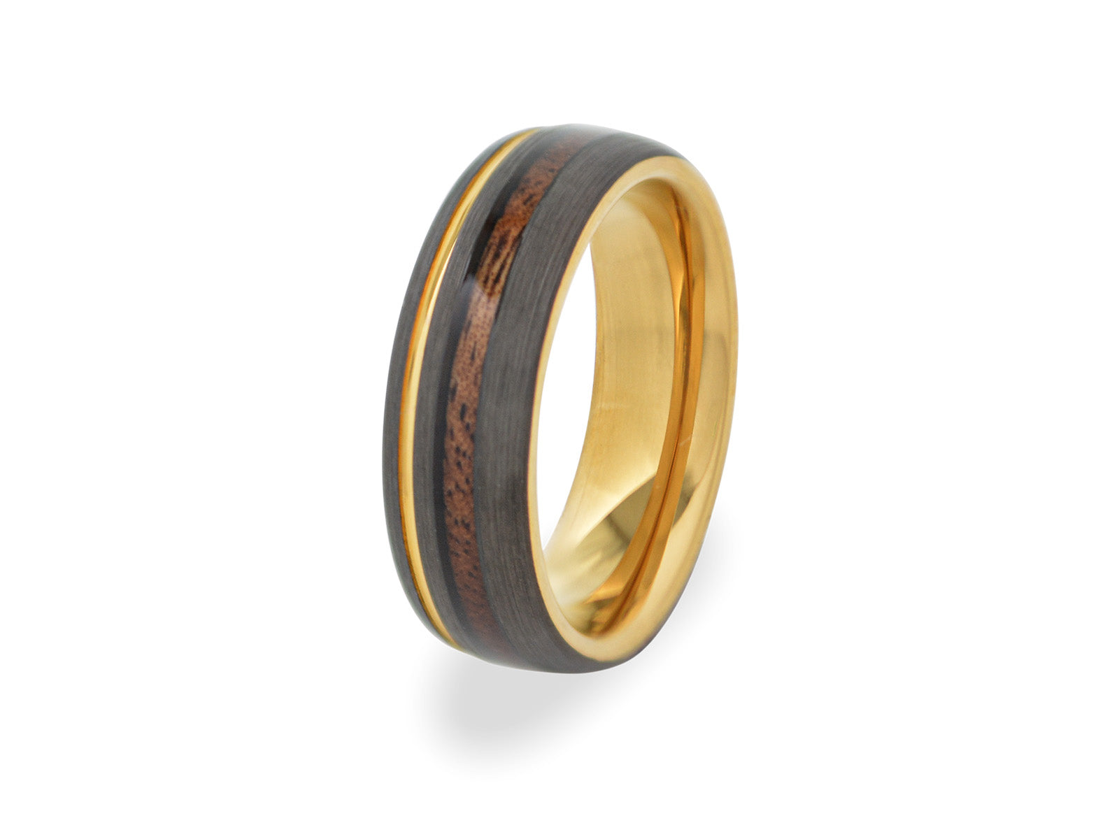Damenring KOA • GunMetal - Gold