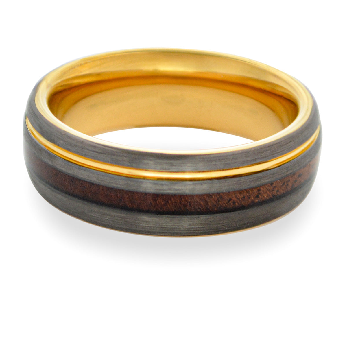 Damenring KOA • GunMetal - Gold