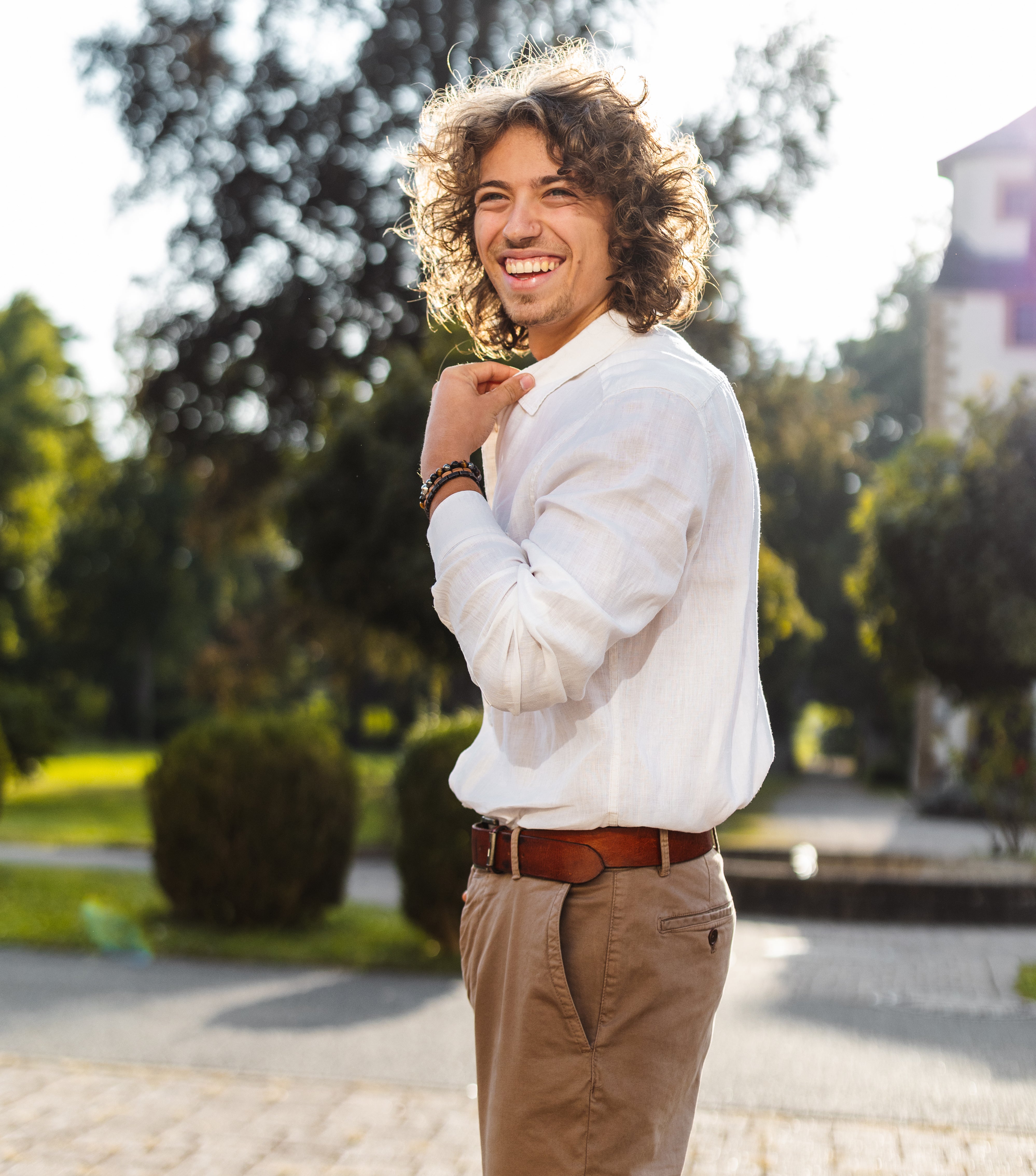 Holzarmband Basic • Olive | AntikSchwarz