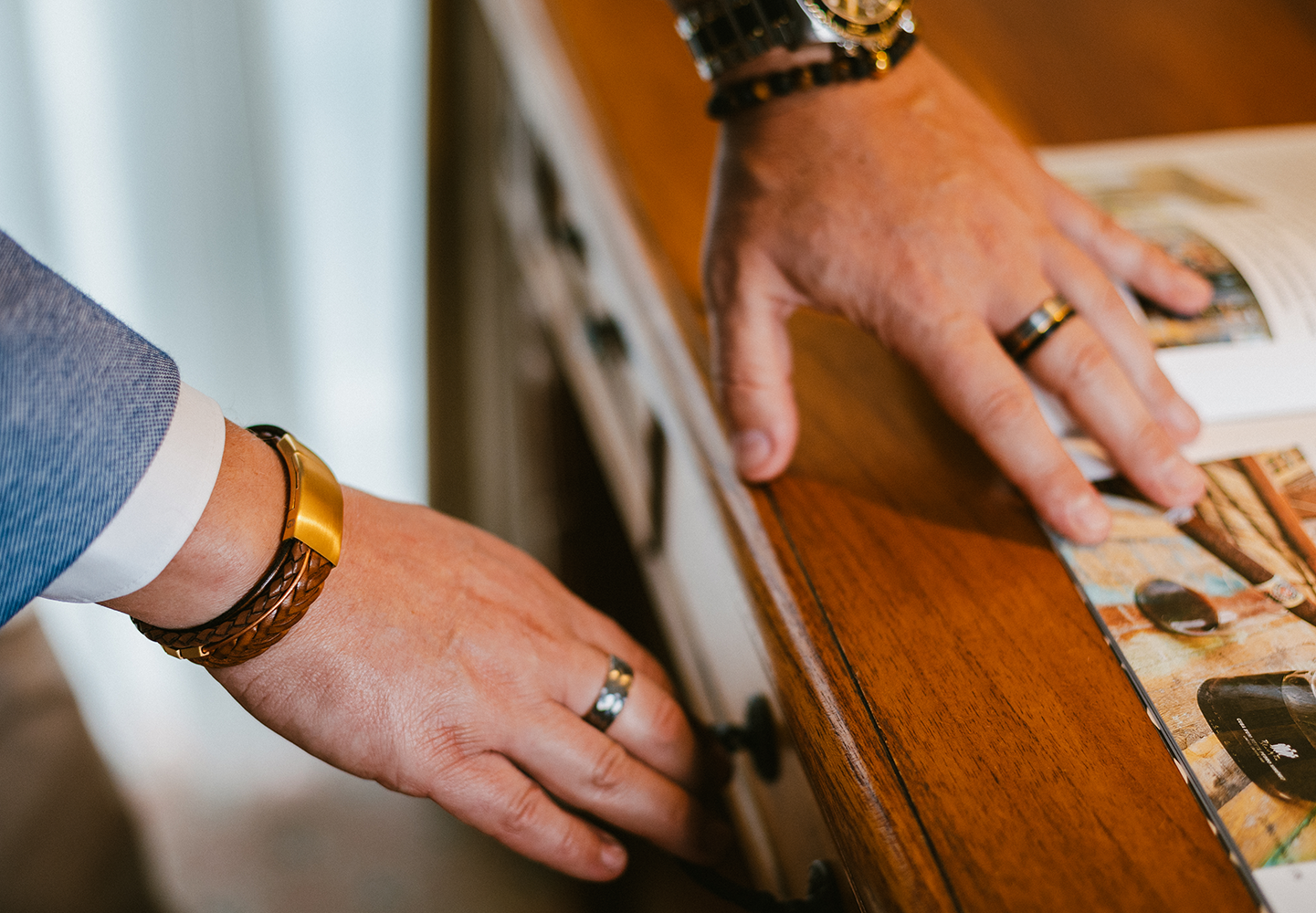 Lederarmband DIFFERENT • Hellbraun