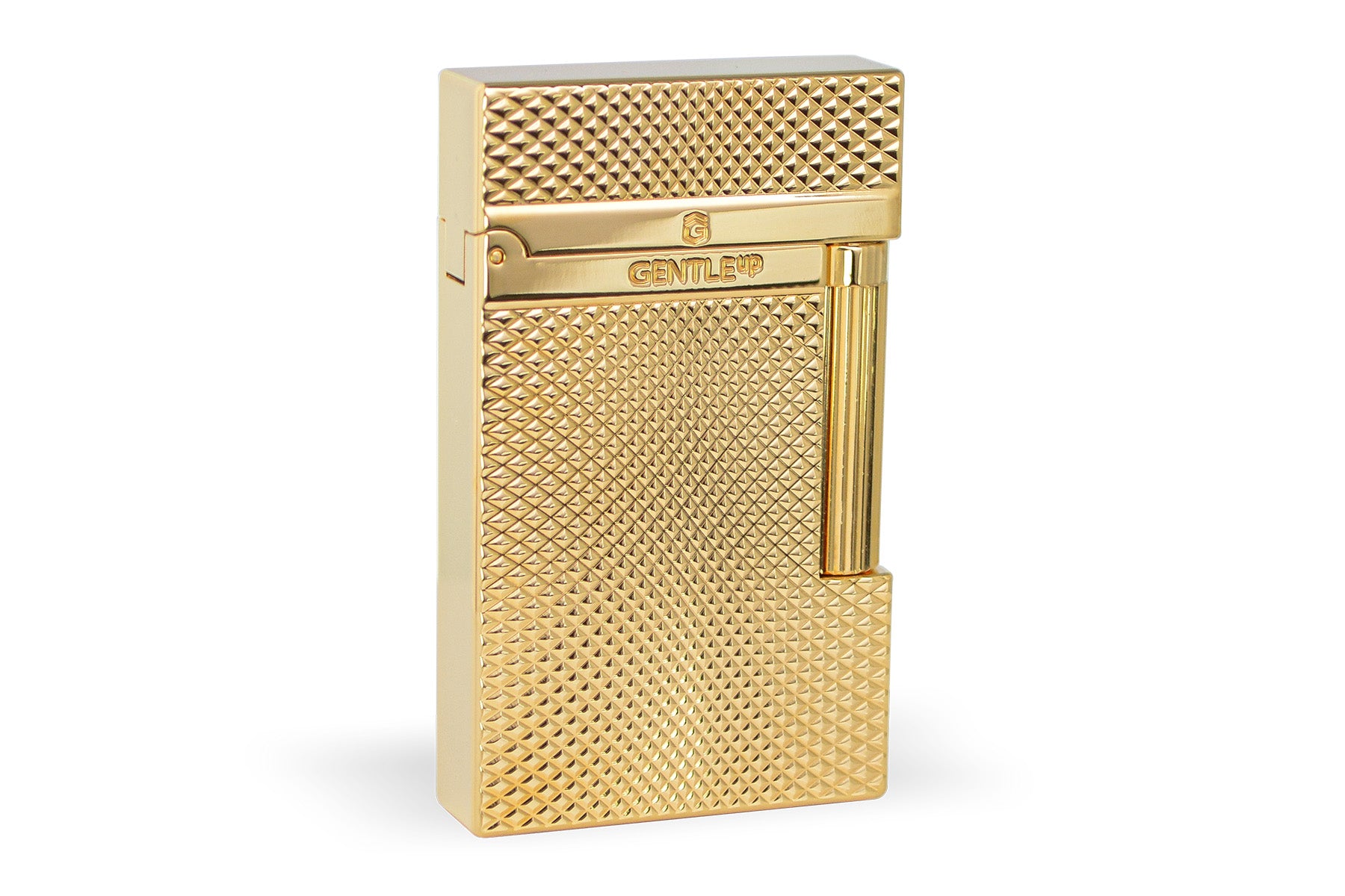 Premium Herren Gas Feuerzeug Gold