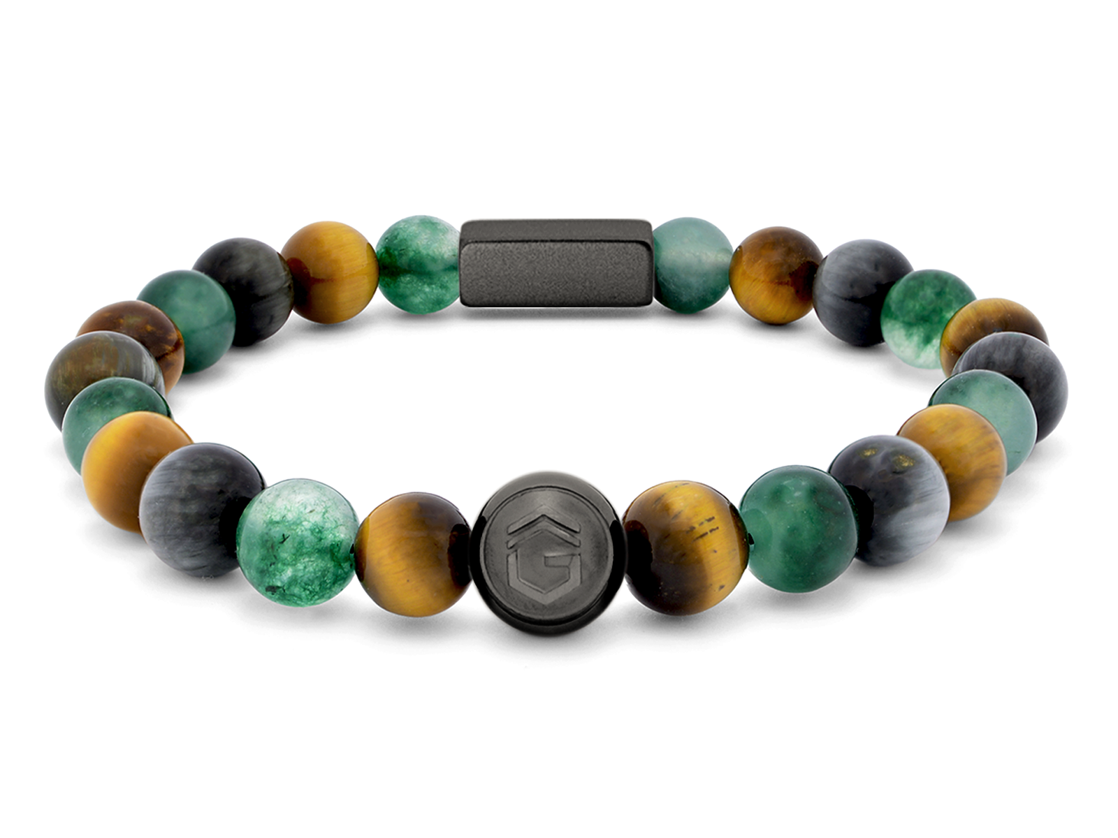 Kugelarmband Classic | JASPIS 8 | Elastisch