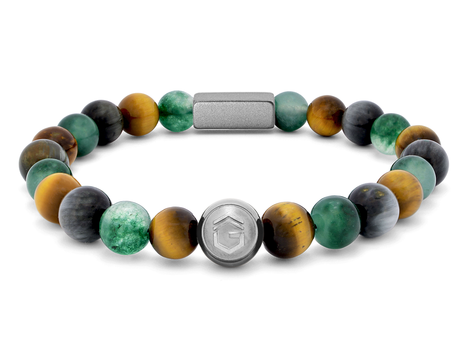 Kugelarmband Classic | JASPIS 8 | Elastisch