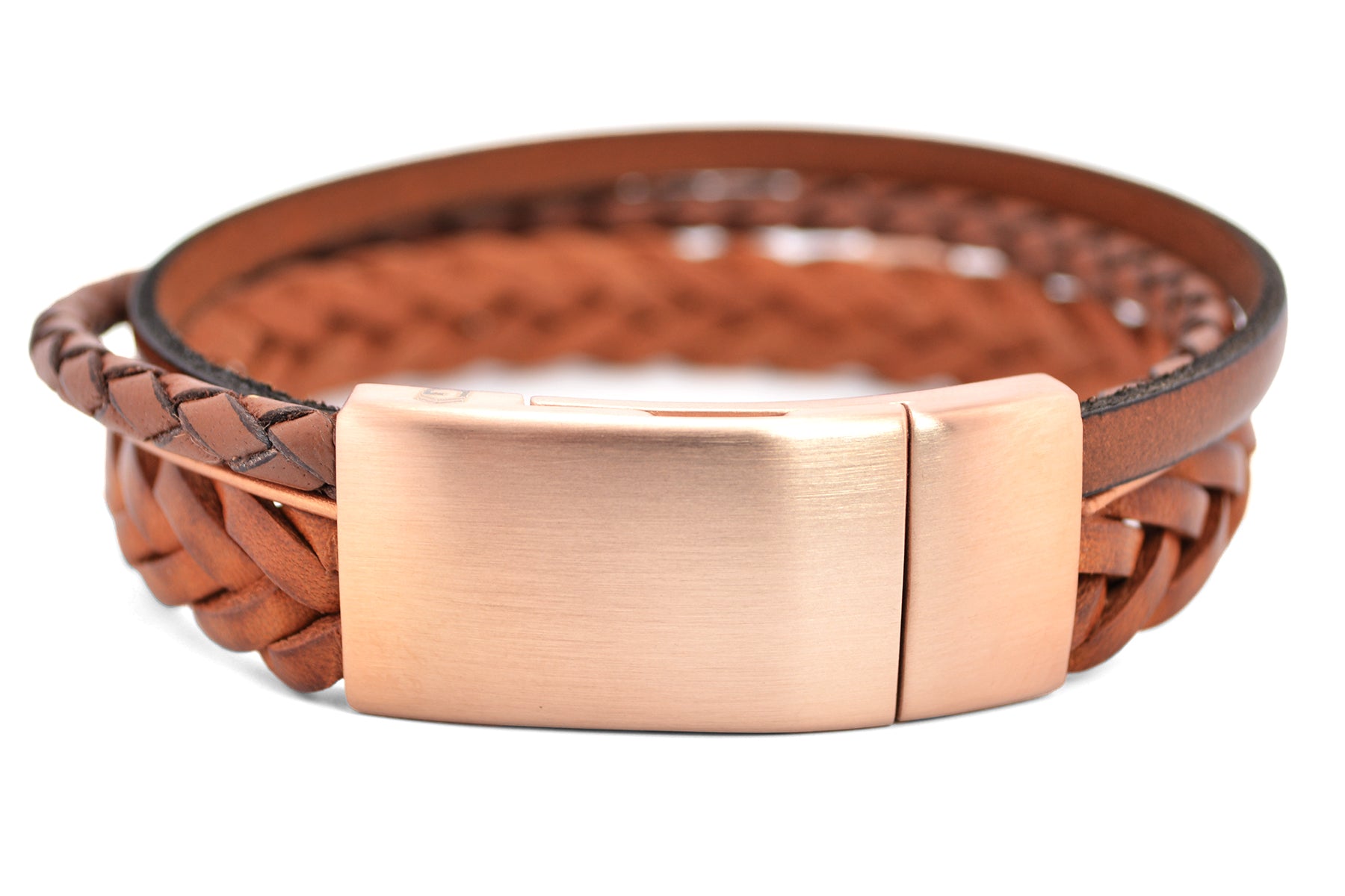 Lederarmband DIFFERENT • Hellbraun