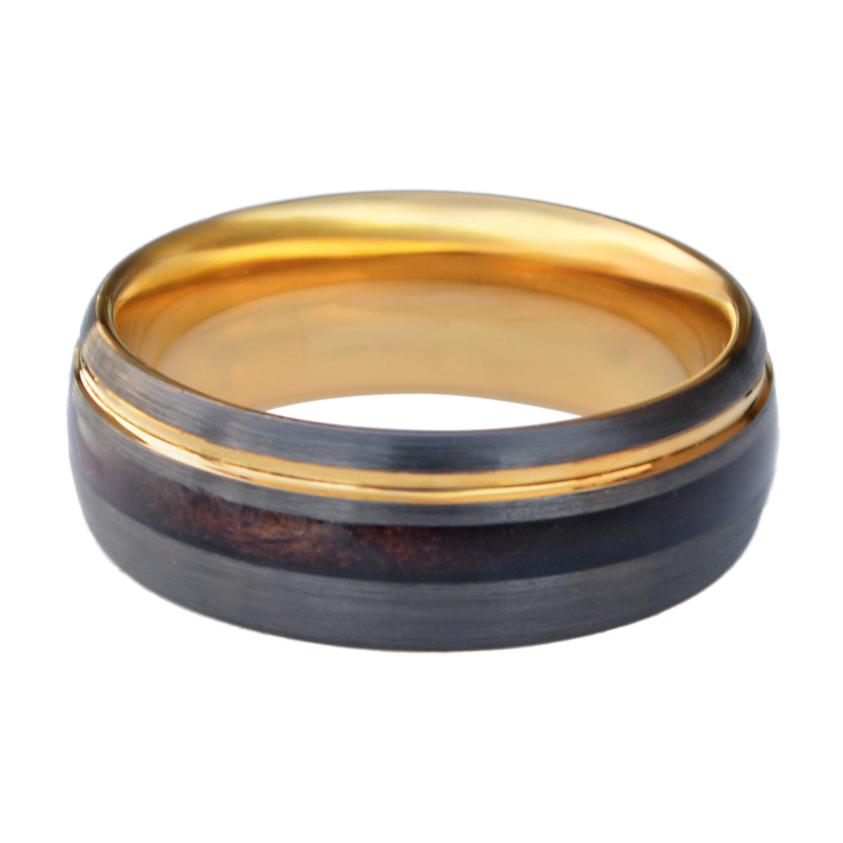 Herrenring KOA • GunMetal - Gold