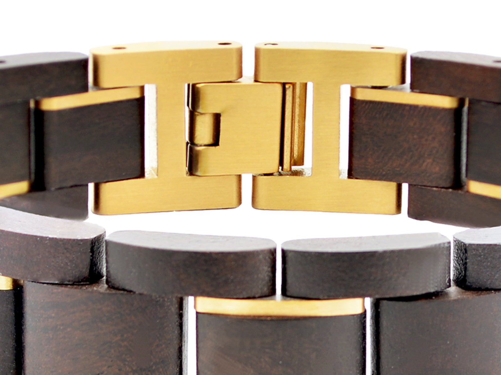 Holzarmband NATIV • Sandelholz | GelbGold