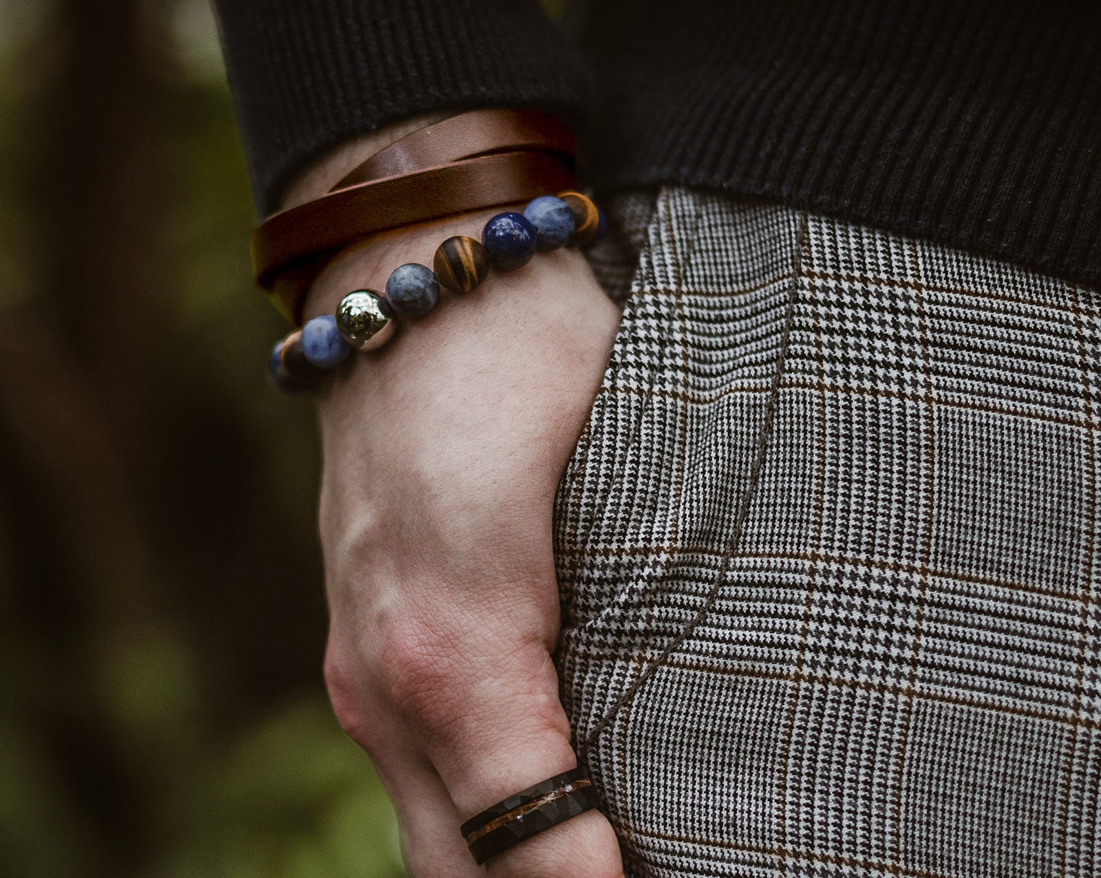 Lederarmband VINTAGE | Dunkelbraun