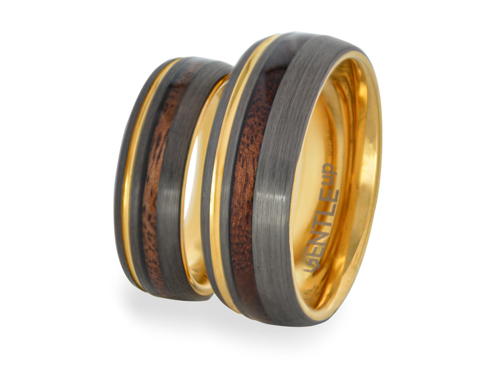 Herrenring KOA • GunMetal - Gold