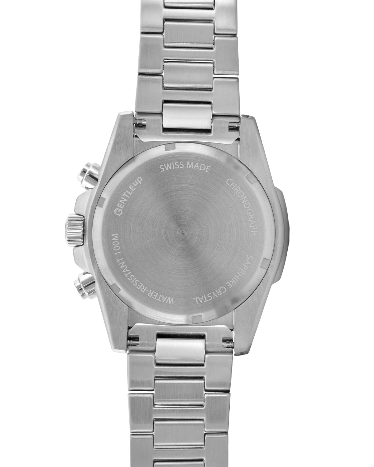 Schweizer Uhr SPORTSMAN Rot-Silber mit 13 vergoldeten Steinen