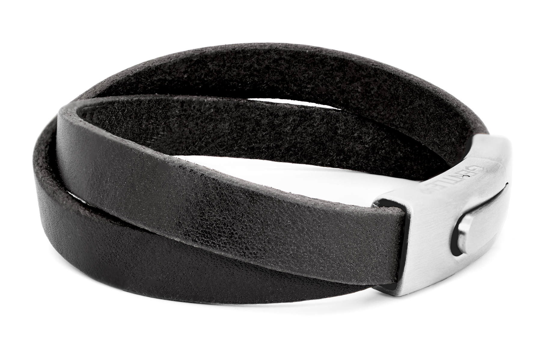 Lederarmband VINTAGE | Schwarz