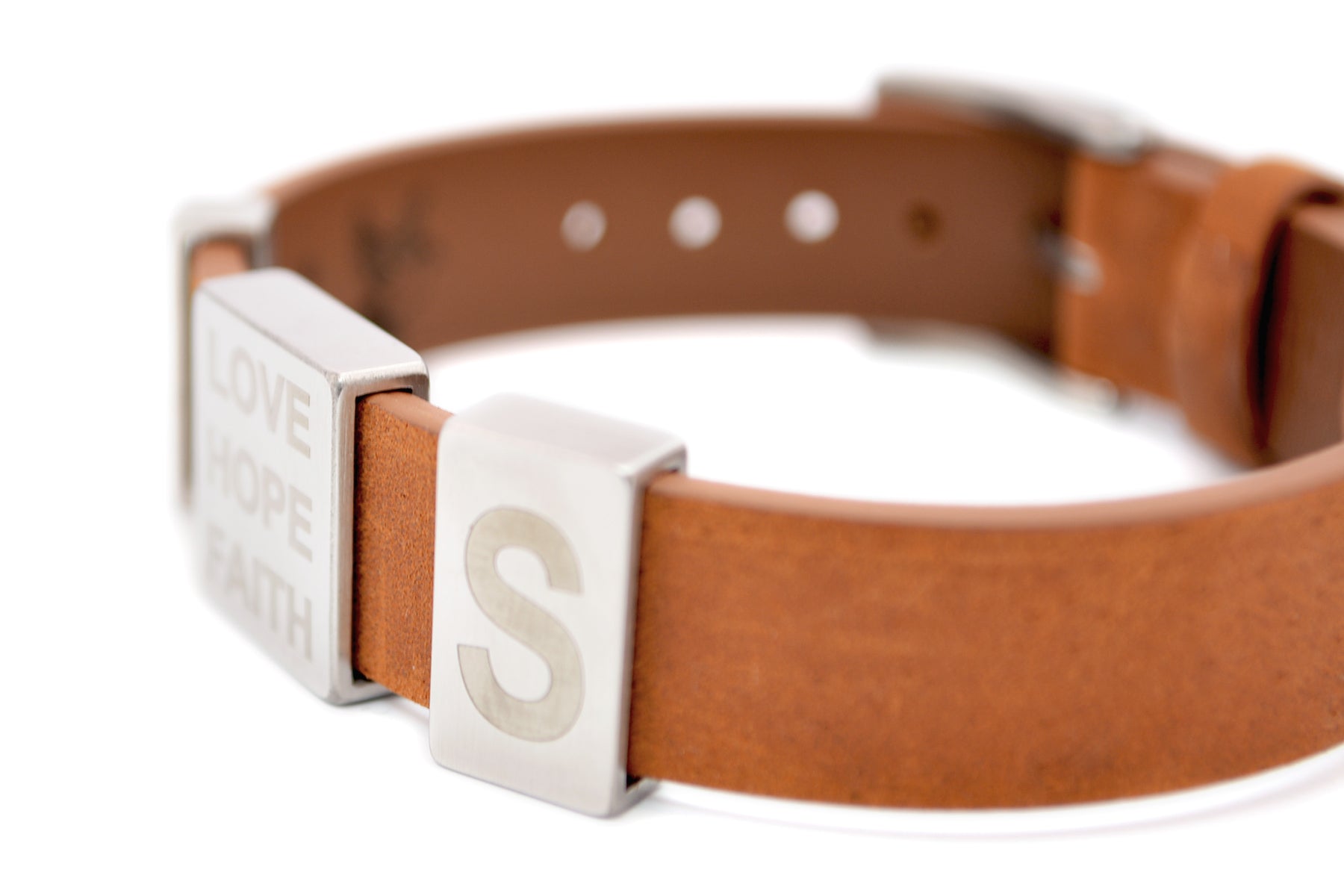 Lederarmband NATIV | Hellbraun