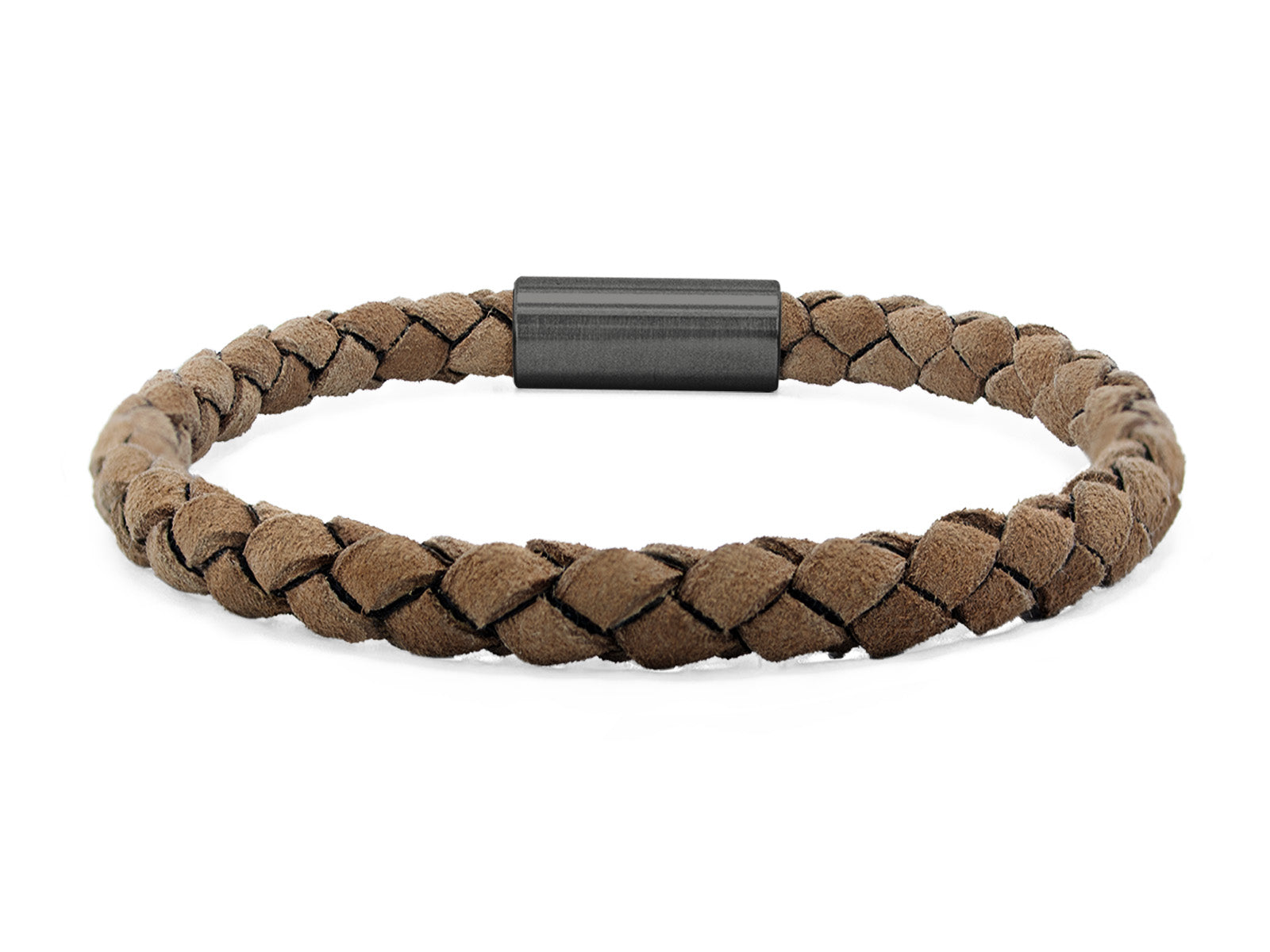 Herrenarmband VELOURS geflochten • Beige