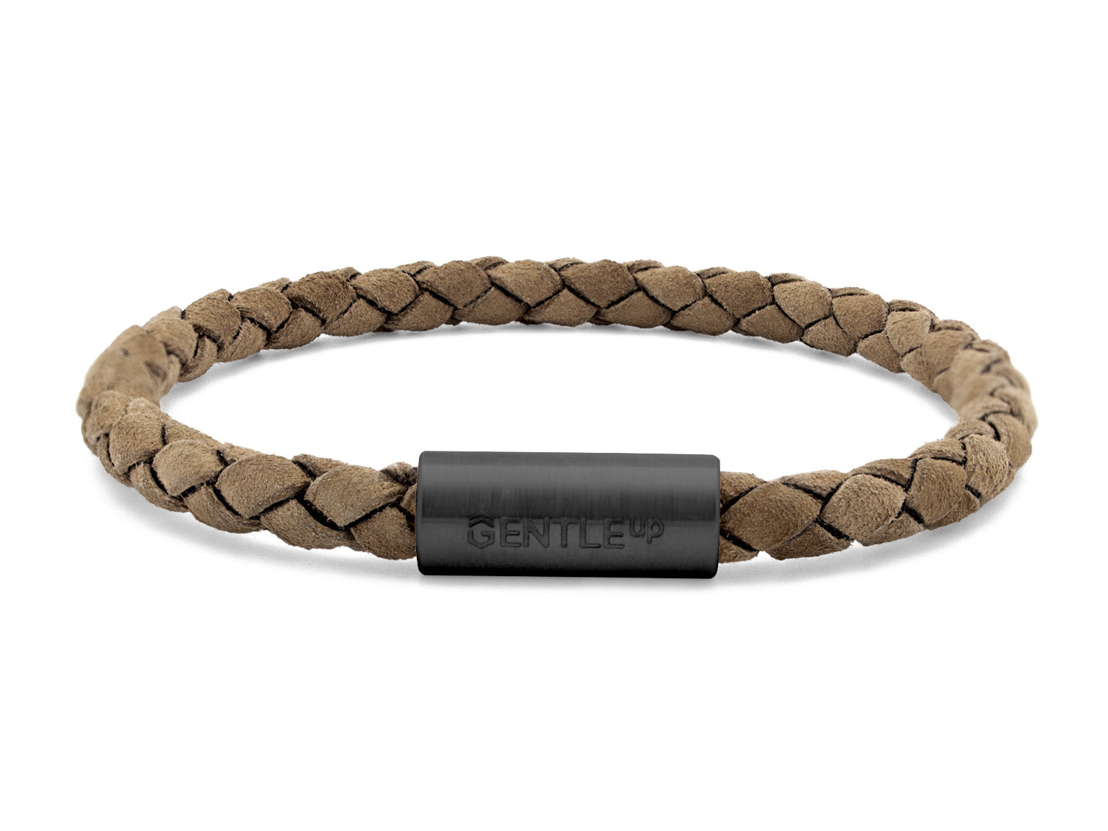 Herrenarmband VELOURS geflochten • Beige
