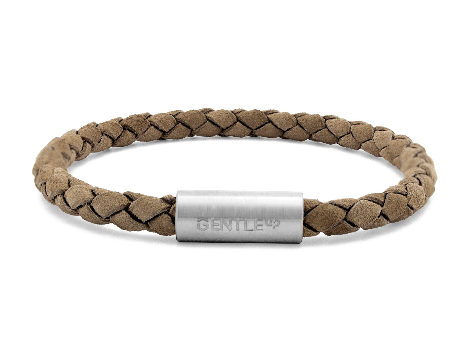 Herrenarmband VELOURS geflochten • Beige