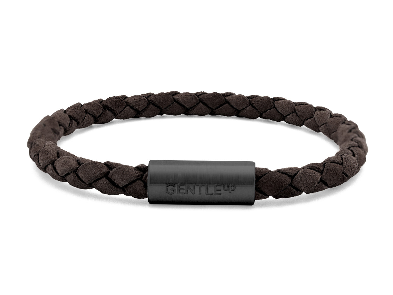 Herrenarmband VELOURS geflochten • Dunkelbraun