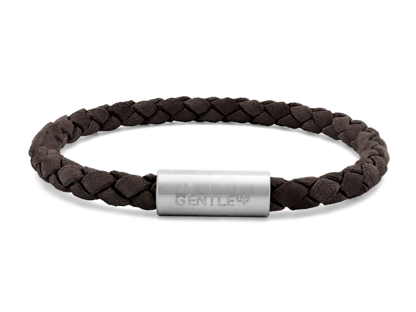 Herrenarmband VELOURS geflochten • Dunkelbraun