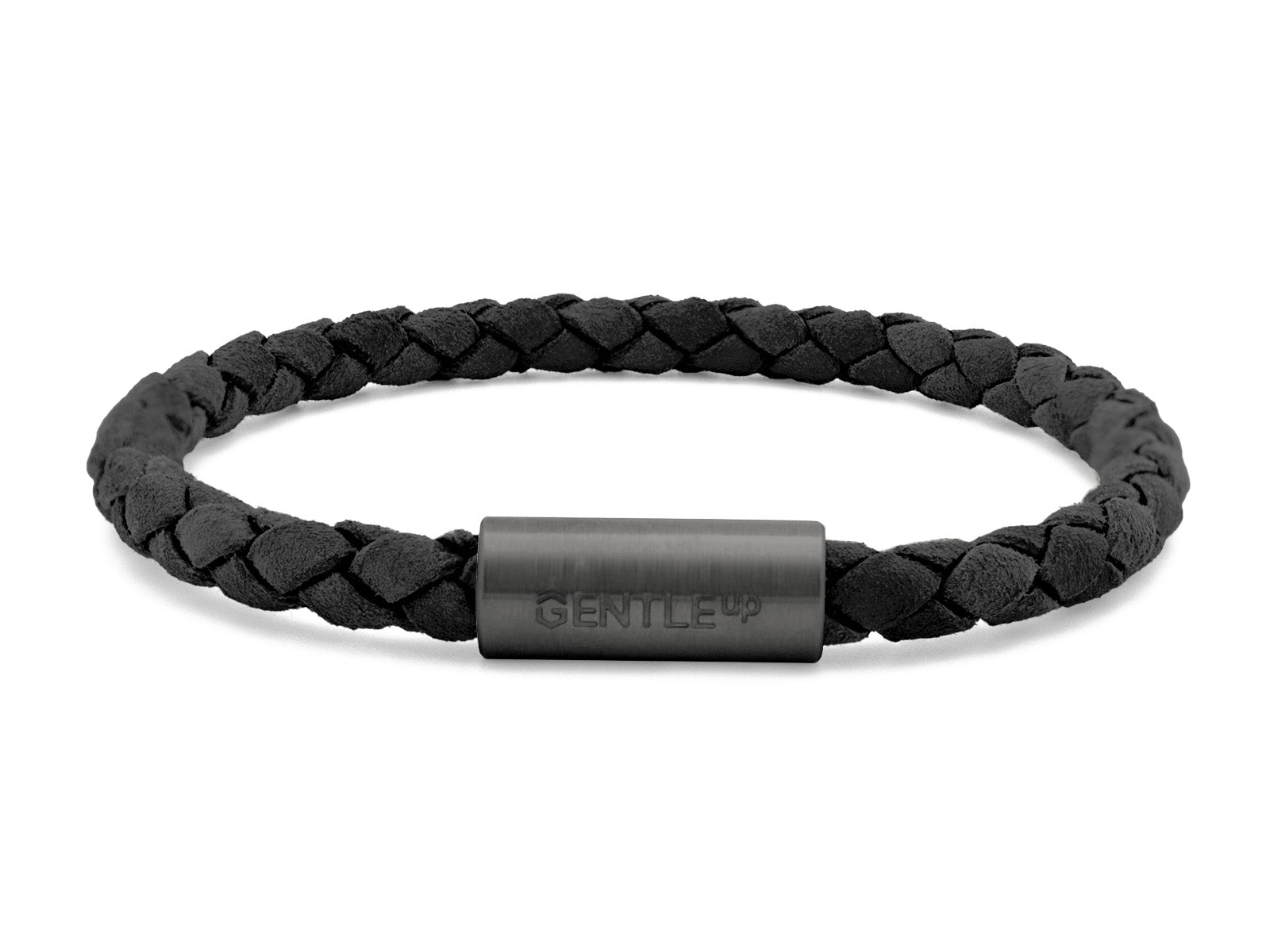Herrenarmband VELOURS geflochten • Schwarz