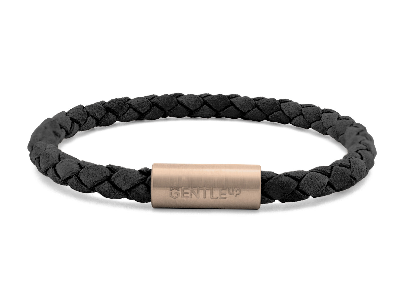 Herrenarmband VELOURS geflochten • Schwarz
