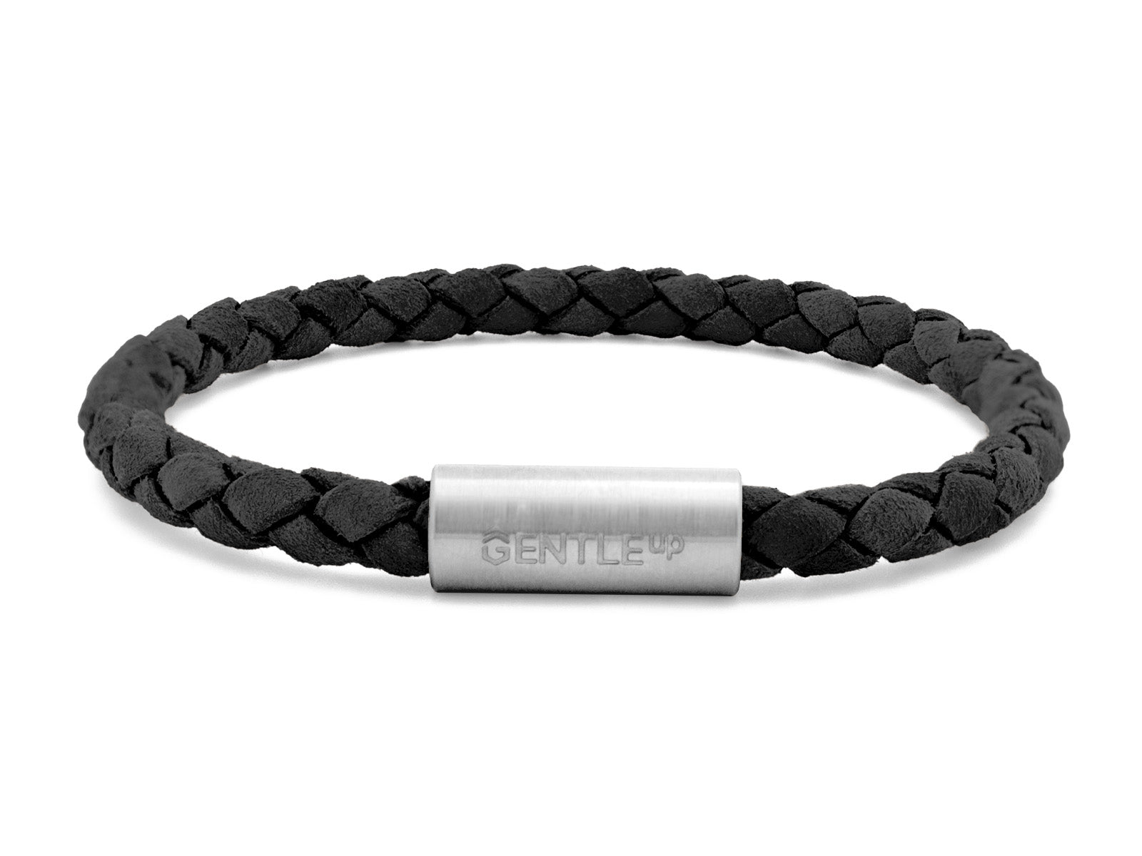 Herrenarmband VELOURS geflochten • Schwarz