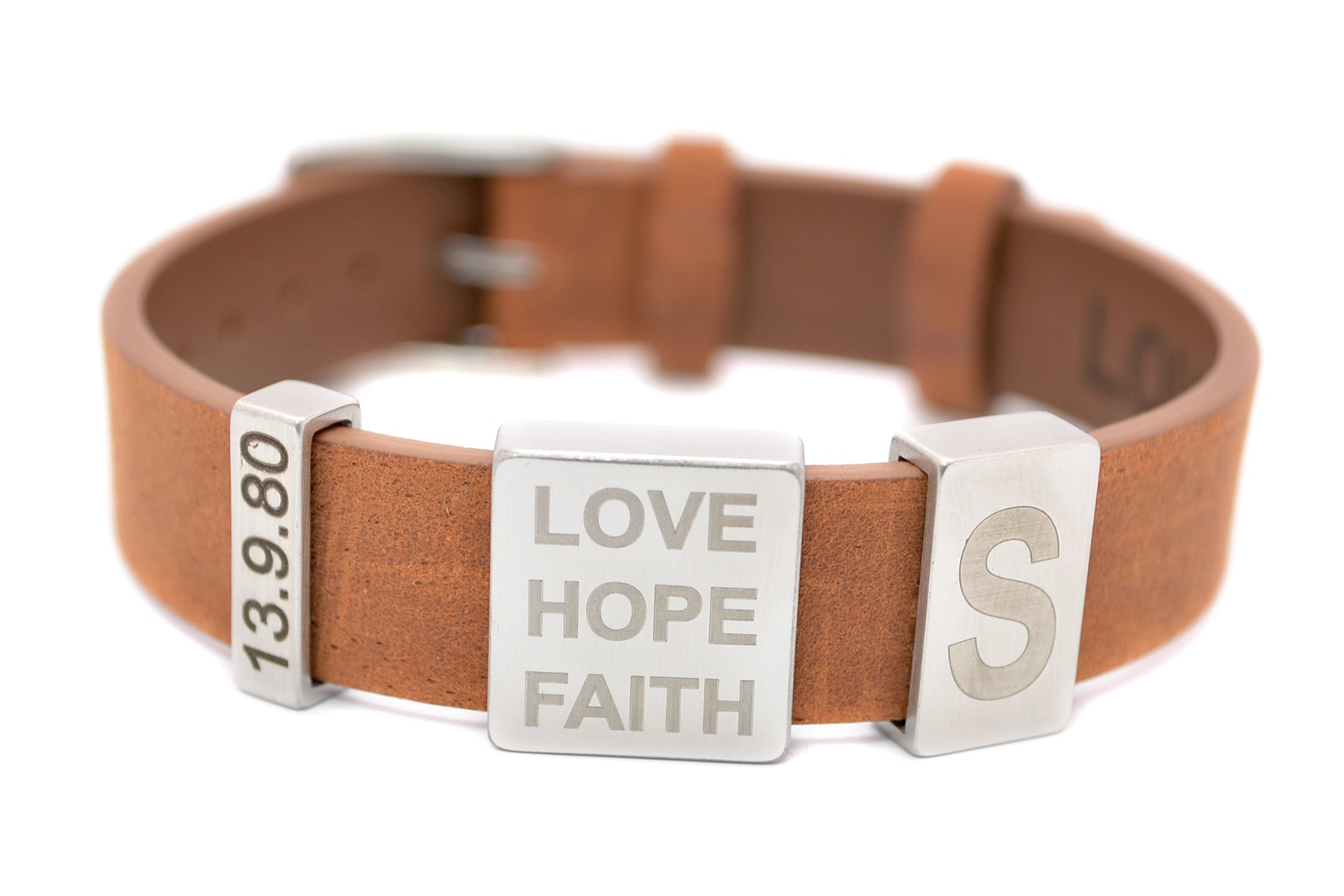 Lederarmband NATIV | Hellbraun