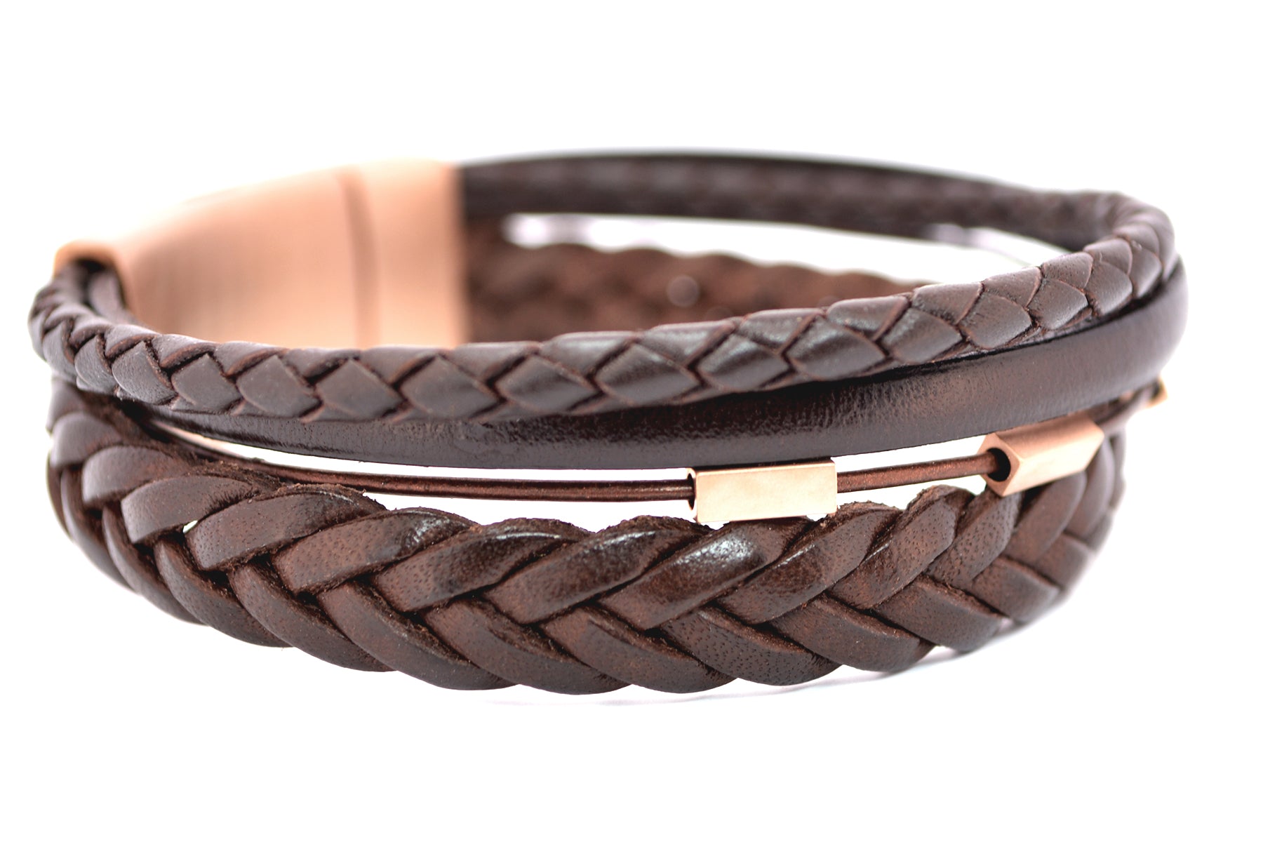 Lederarmband DIFFERENT | Dunkelbraun