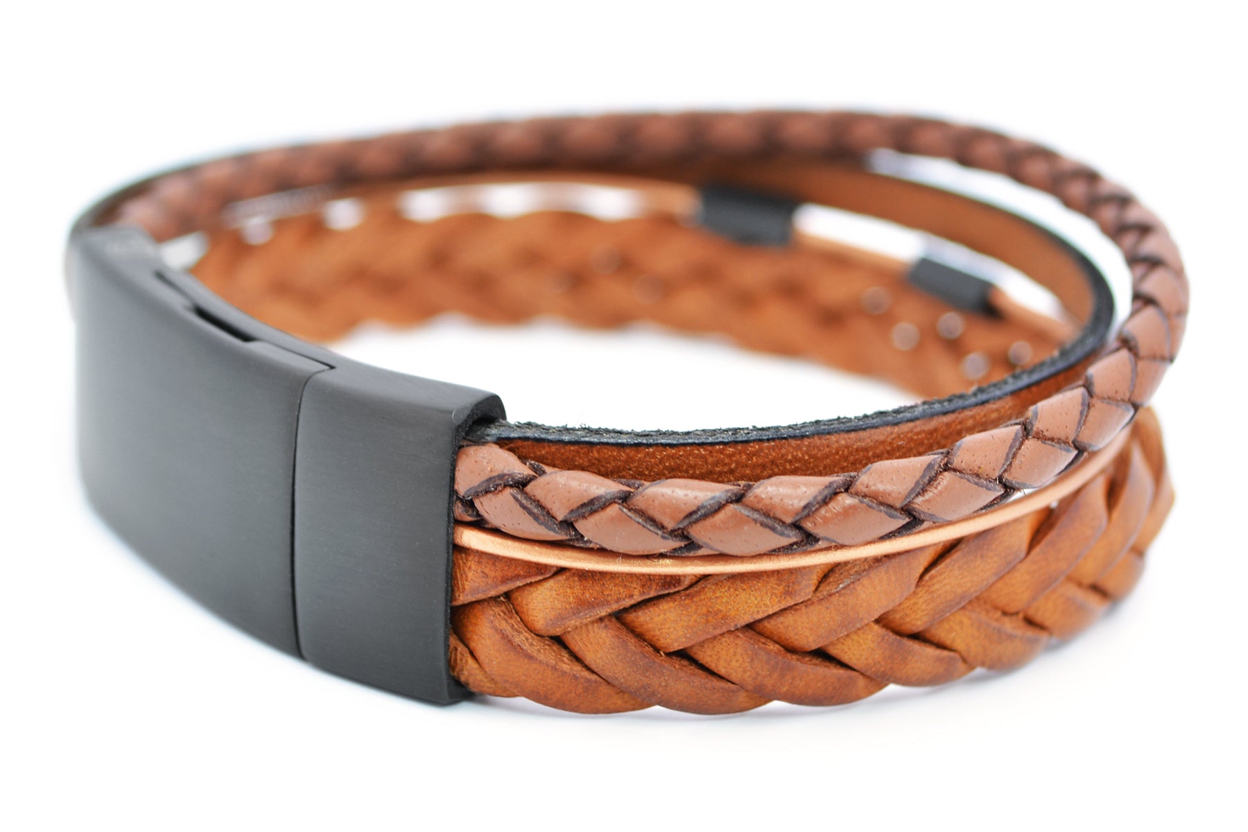 Lederarmband DIFFERENT | Hellbraun