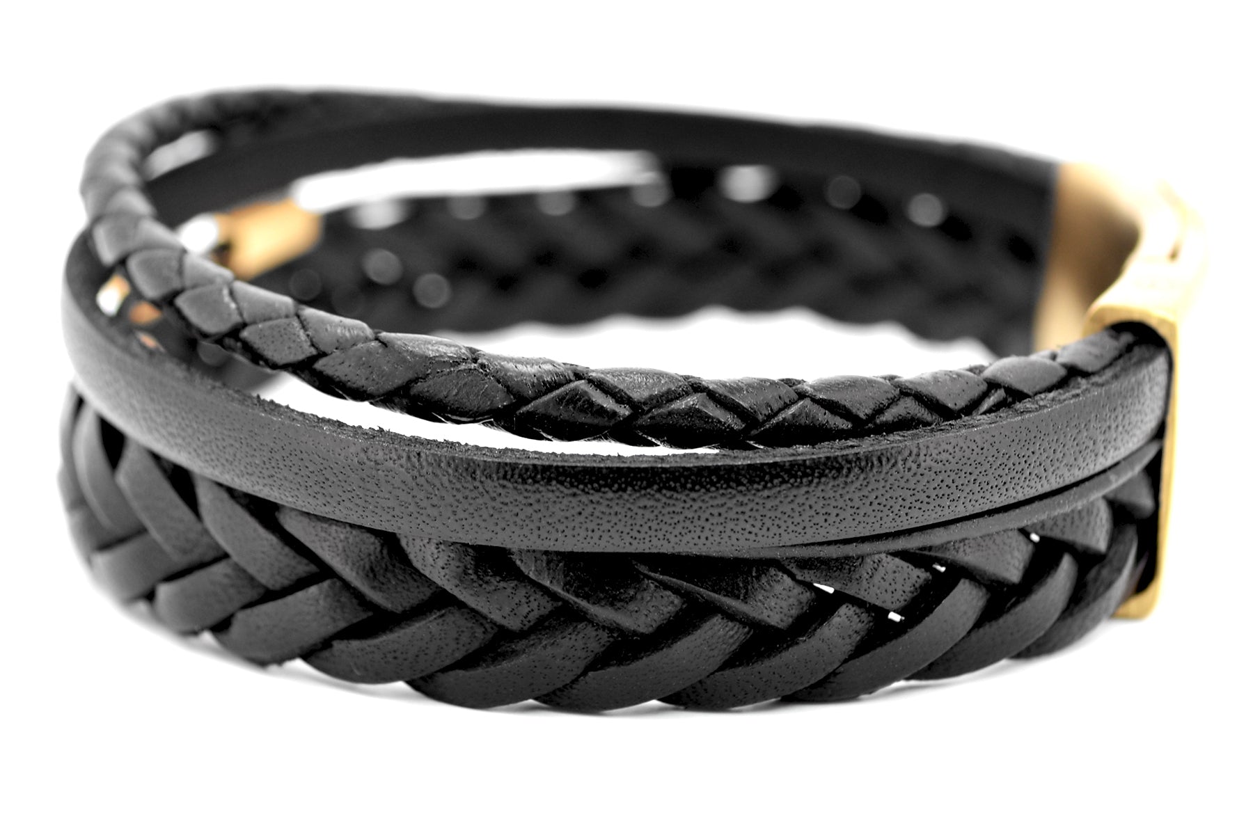 Lederarmband DIFFERENT | Schwarz