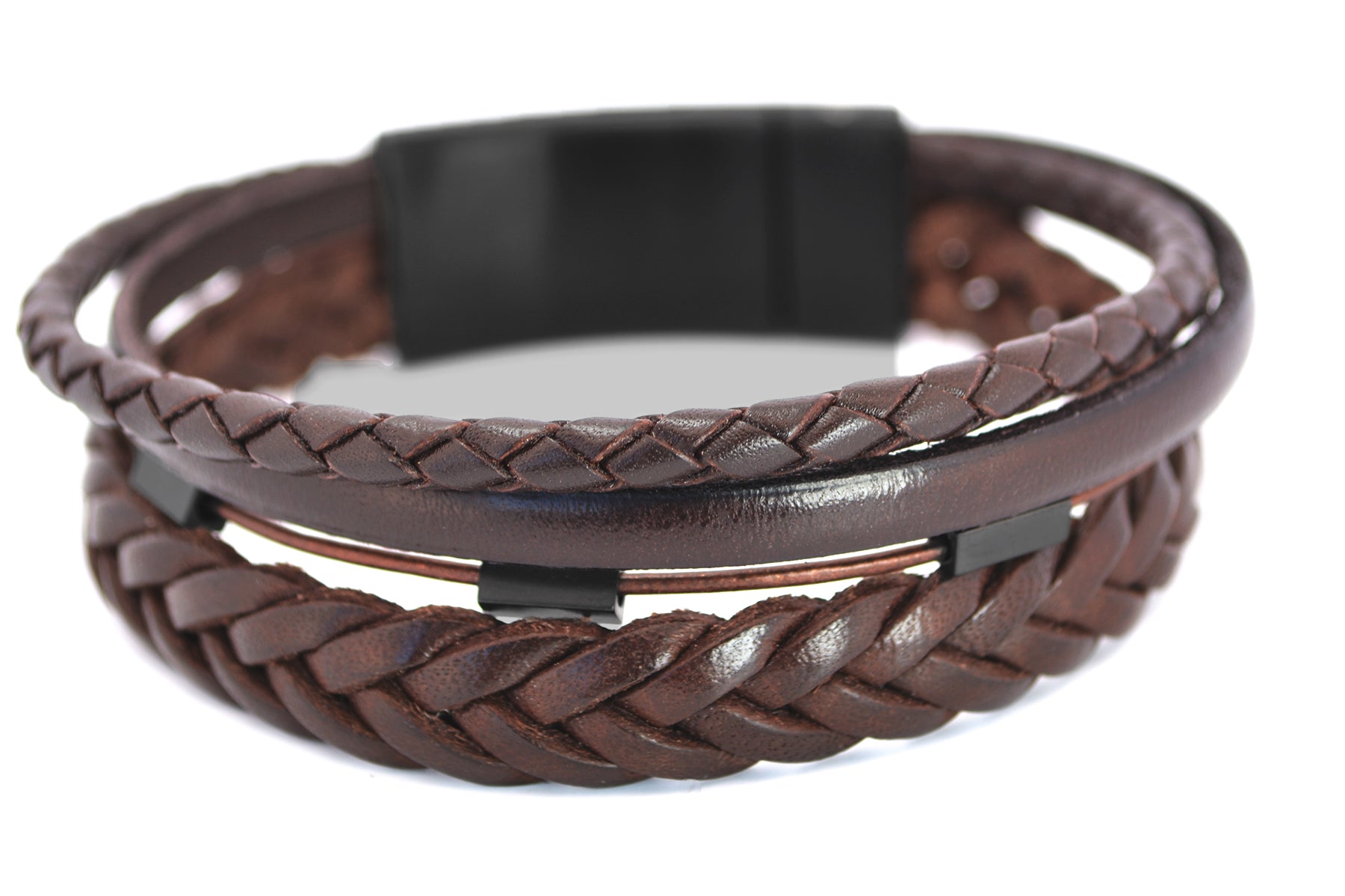 Lederarmband DIFFERENT | Dunkelbraun