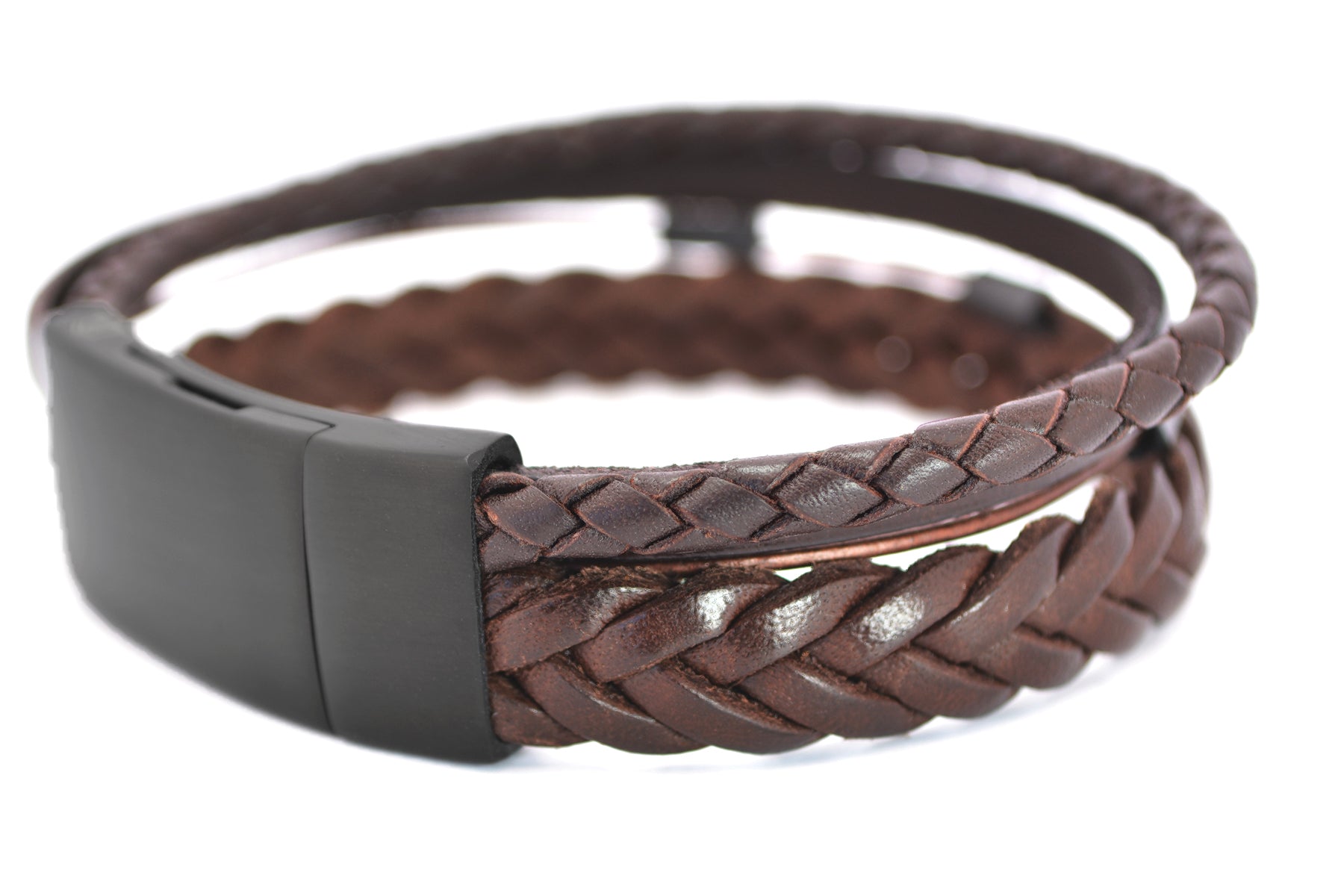 Lederarmband DIFFERENT | Dunkelbraun